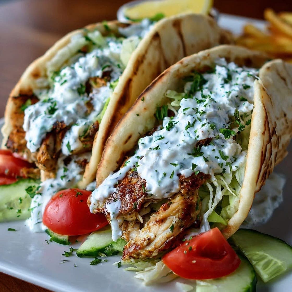 Gyros Méditerranéens au Poulet