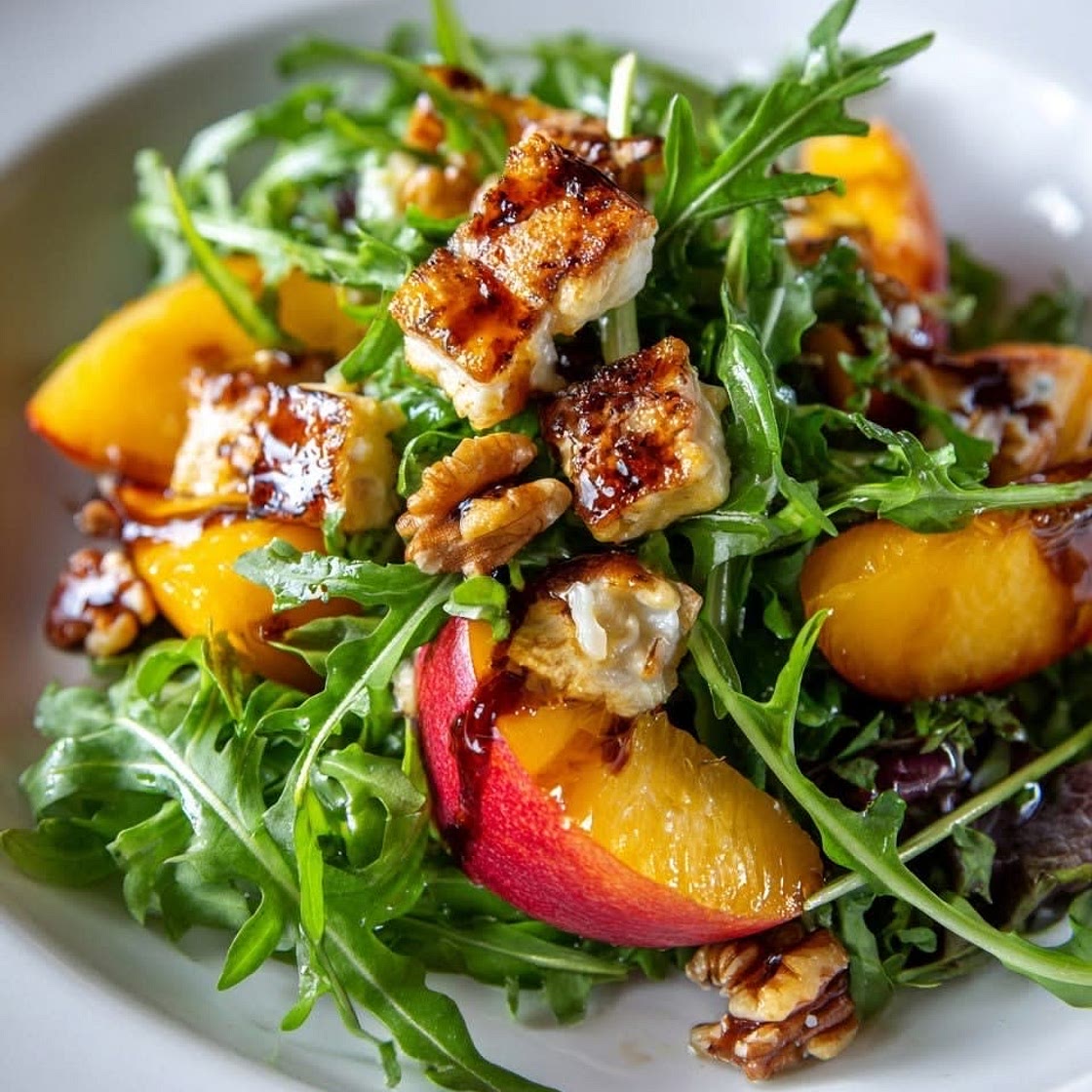 Salade Millionnaire aux Pêches