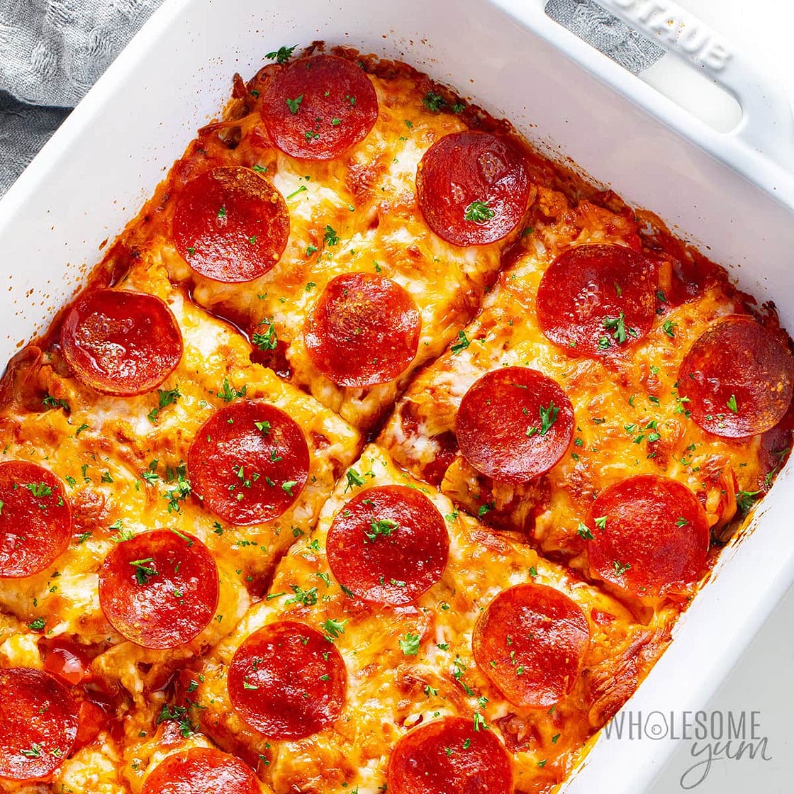 Pizza Casserole (Easy, 5 Ingredients!)