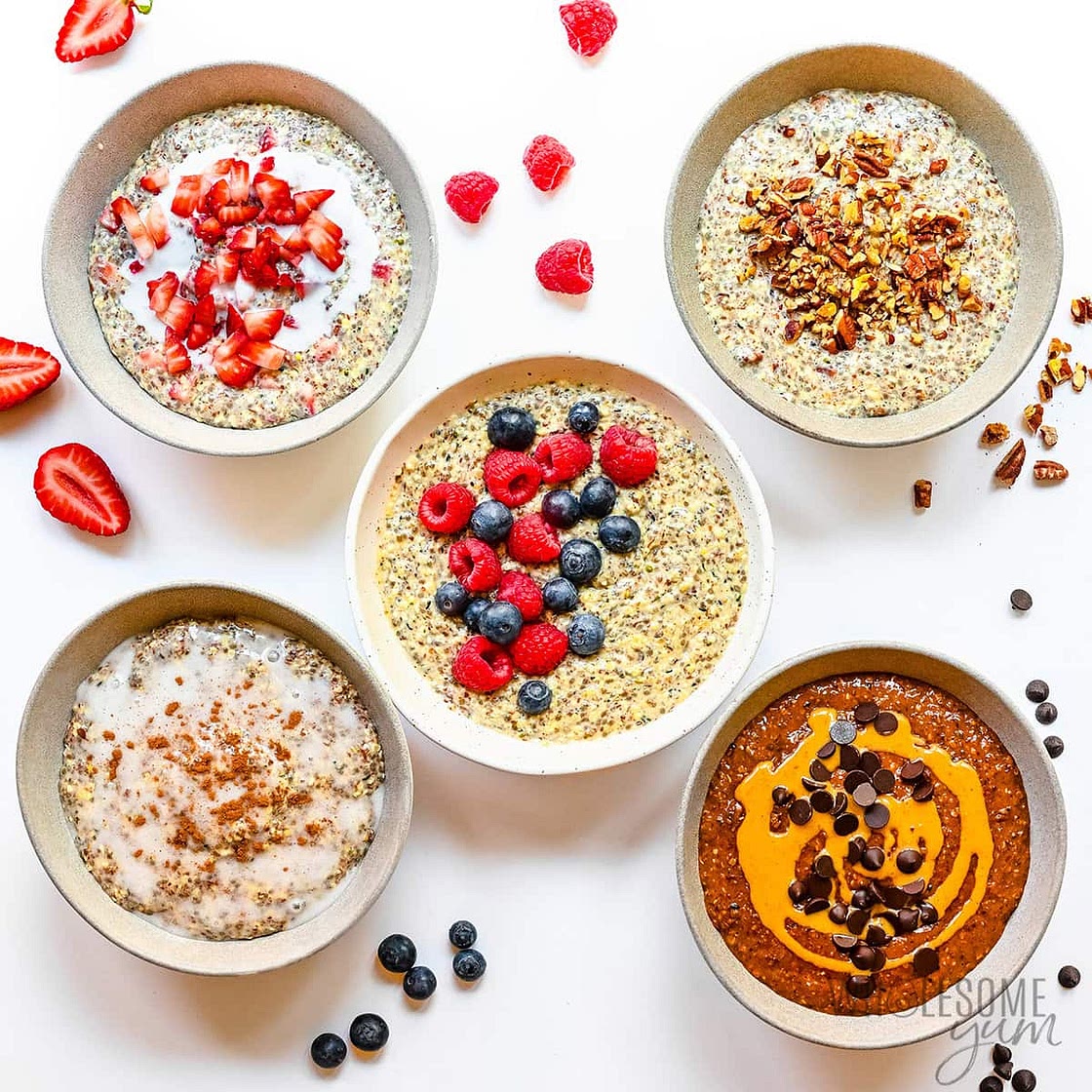 Keto Oatmeal (5 Low Carb Flavors)