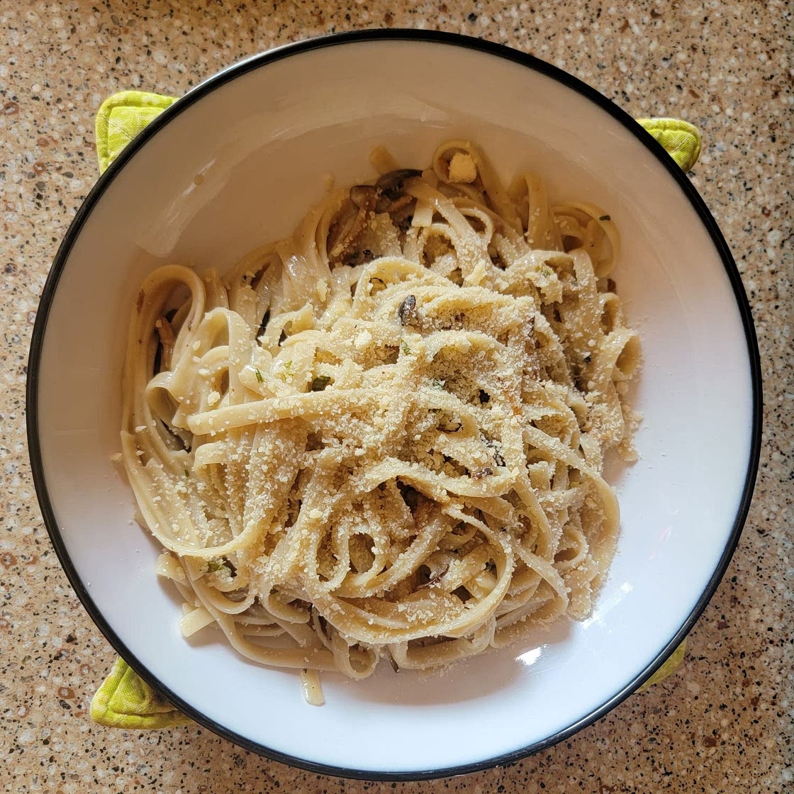 Creamy Pasta With Mushrooms (Pasta ai Funghi) Recipe