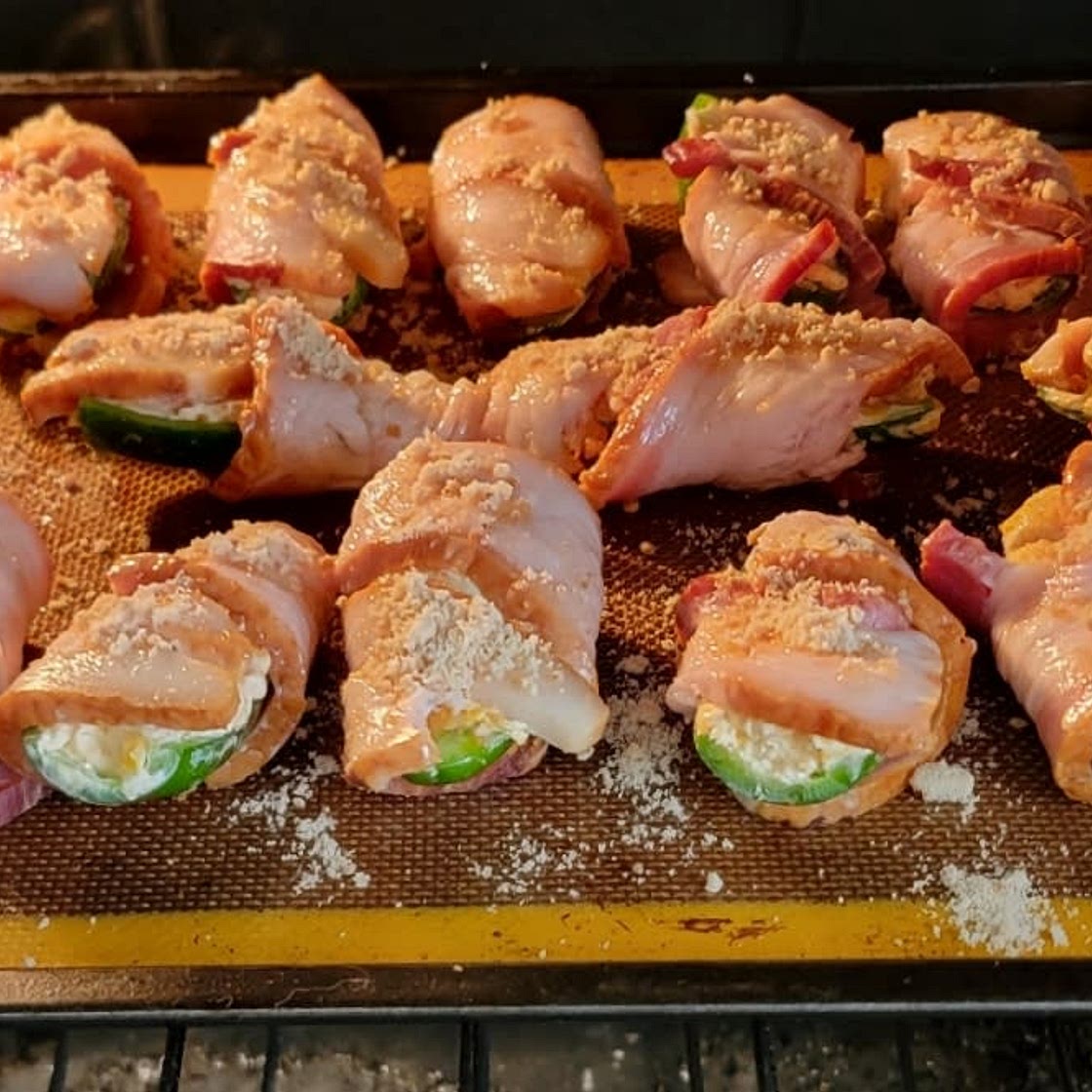 Bacon Wrapped Jalapeno Poppers