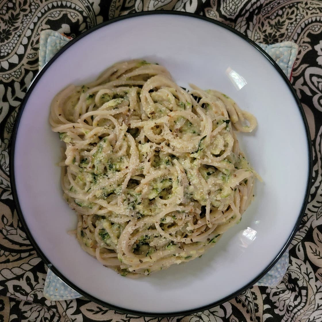 Creamy Lemon Zucchini Pasta