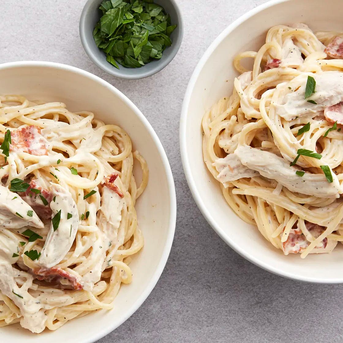 Slow-Cooker Bacon-Ranch Chicken and Pasta