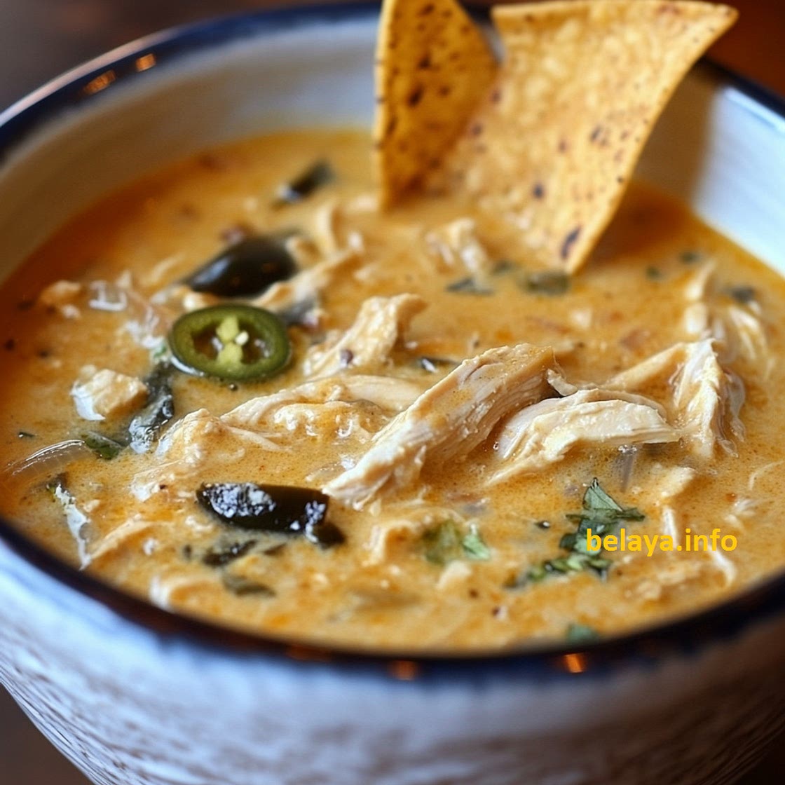 Poblano Chicken Tortilla Soup