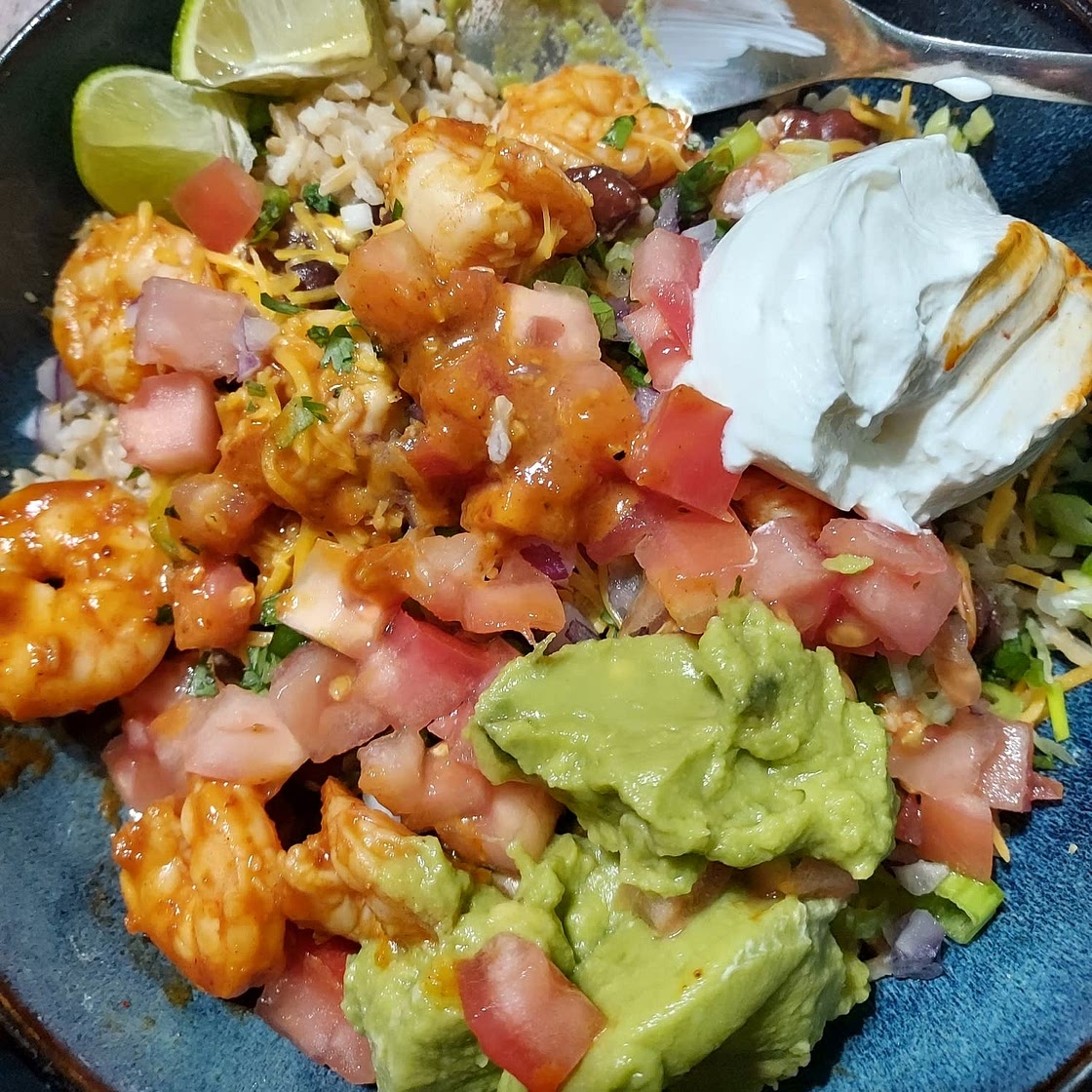 Chipotle Lime Shrimp Bowls
