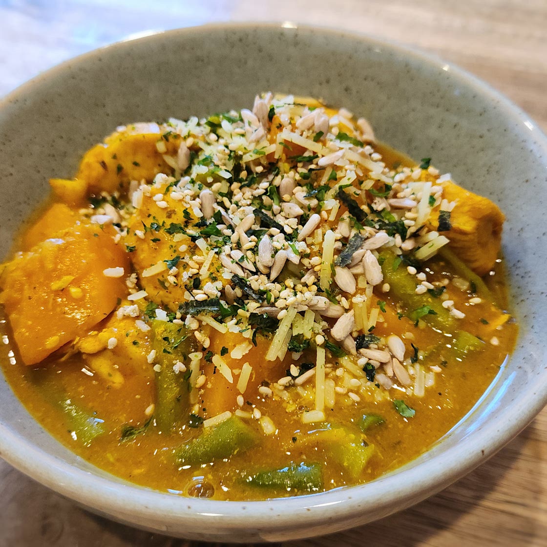 Golden Chicken Freekeh Curry