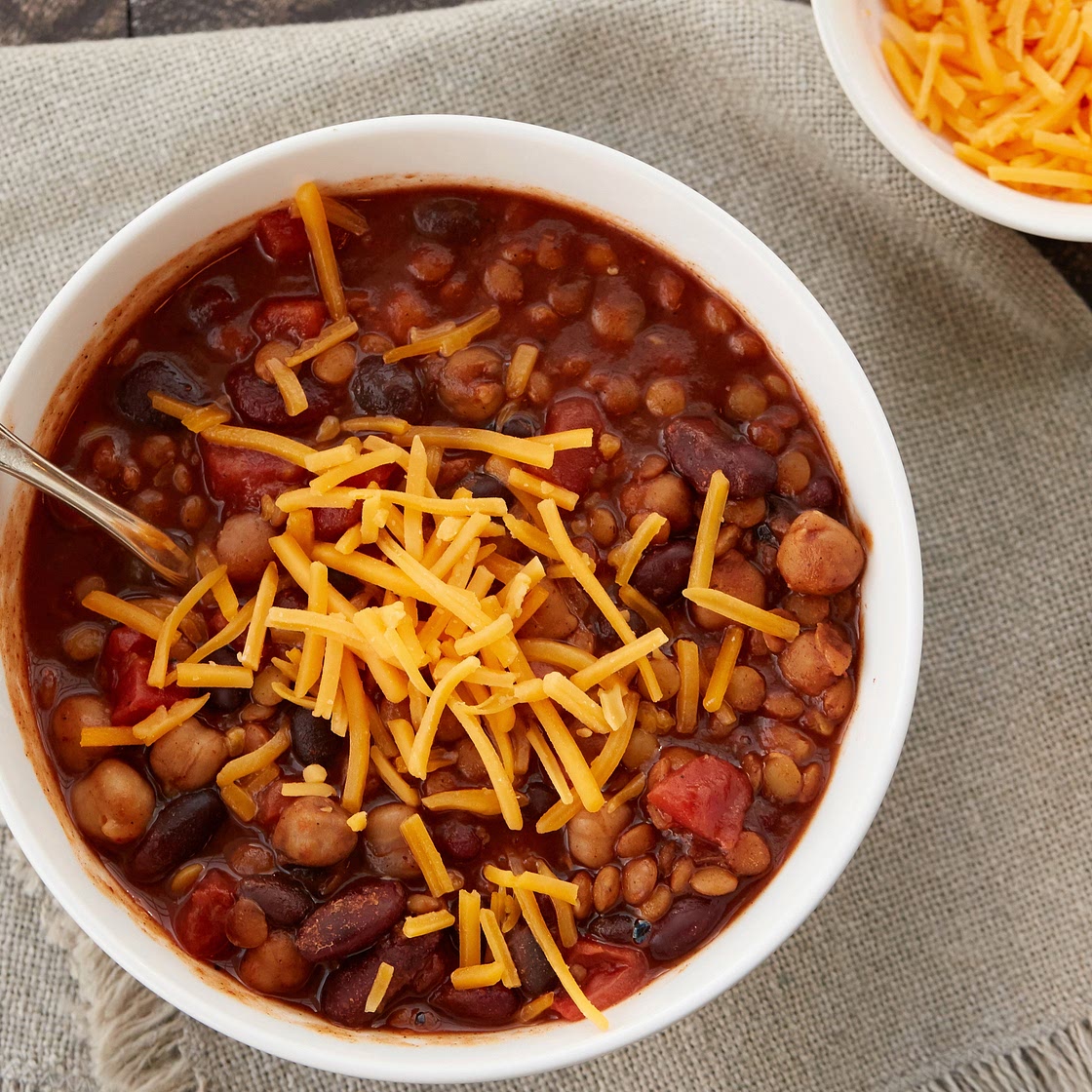 Slow-Cooker Three-Bean Chili