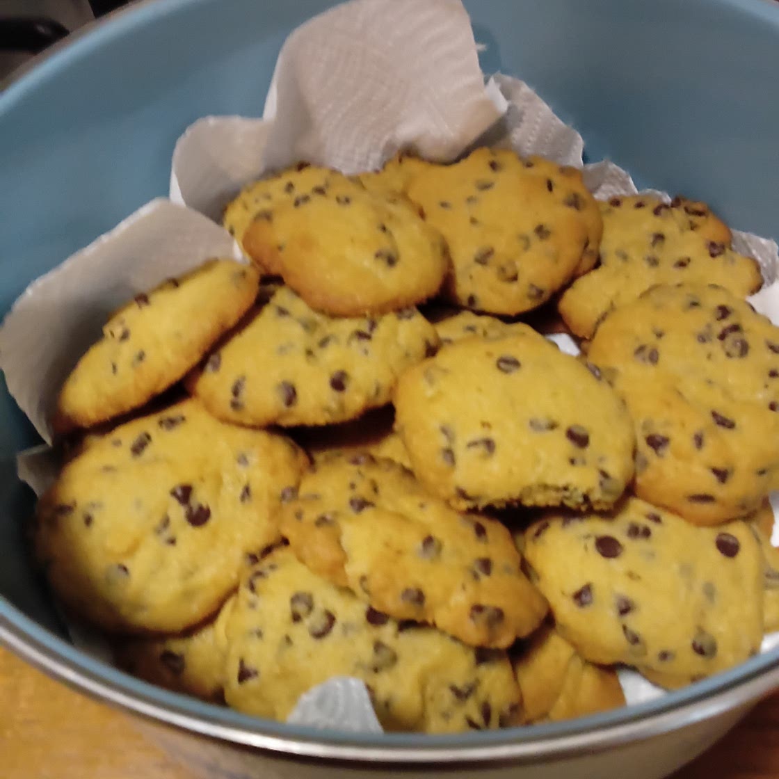 Vintage chocolate chip cookies