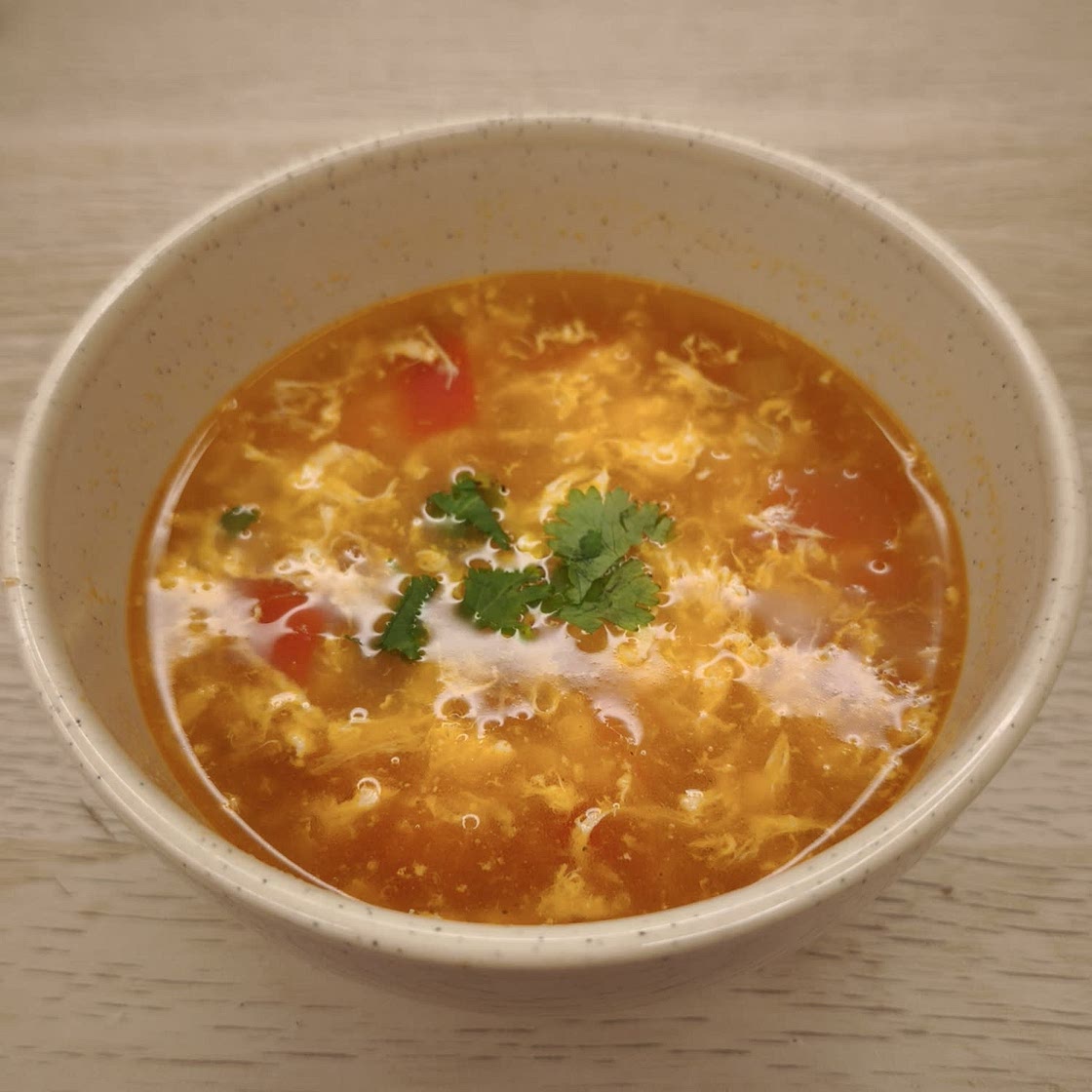 Tomato Egg Drop Soup