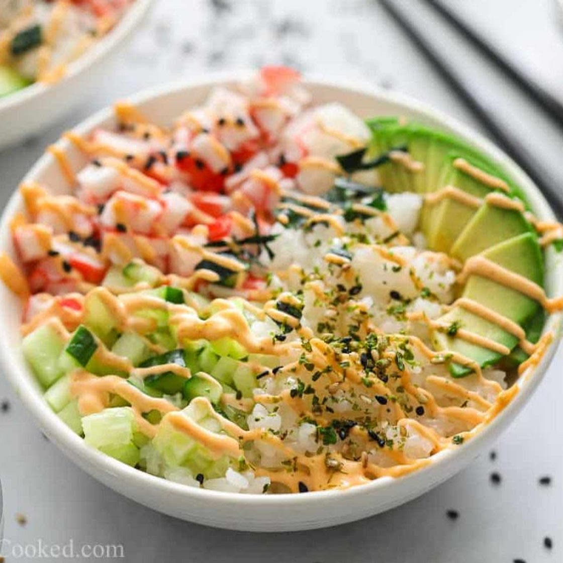 Salmon Sushi Bowls