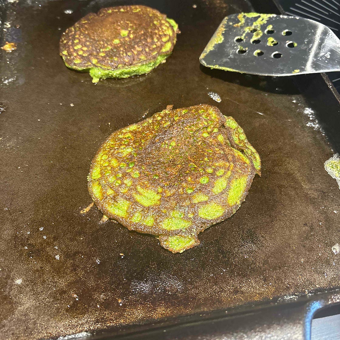 Hulk pancakes