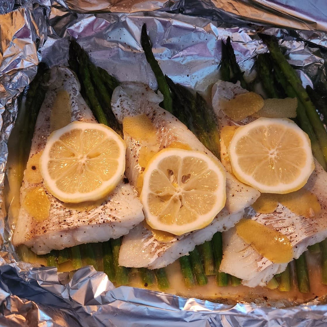 Lemon Caper Baked Cod