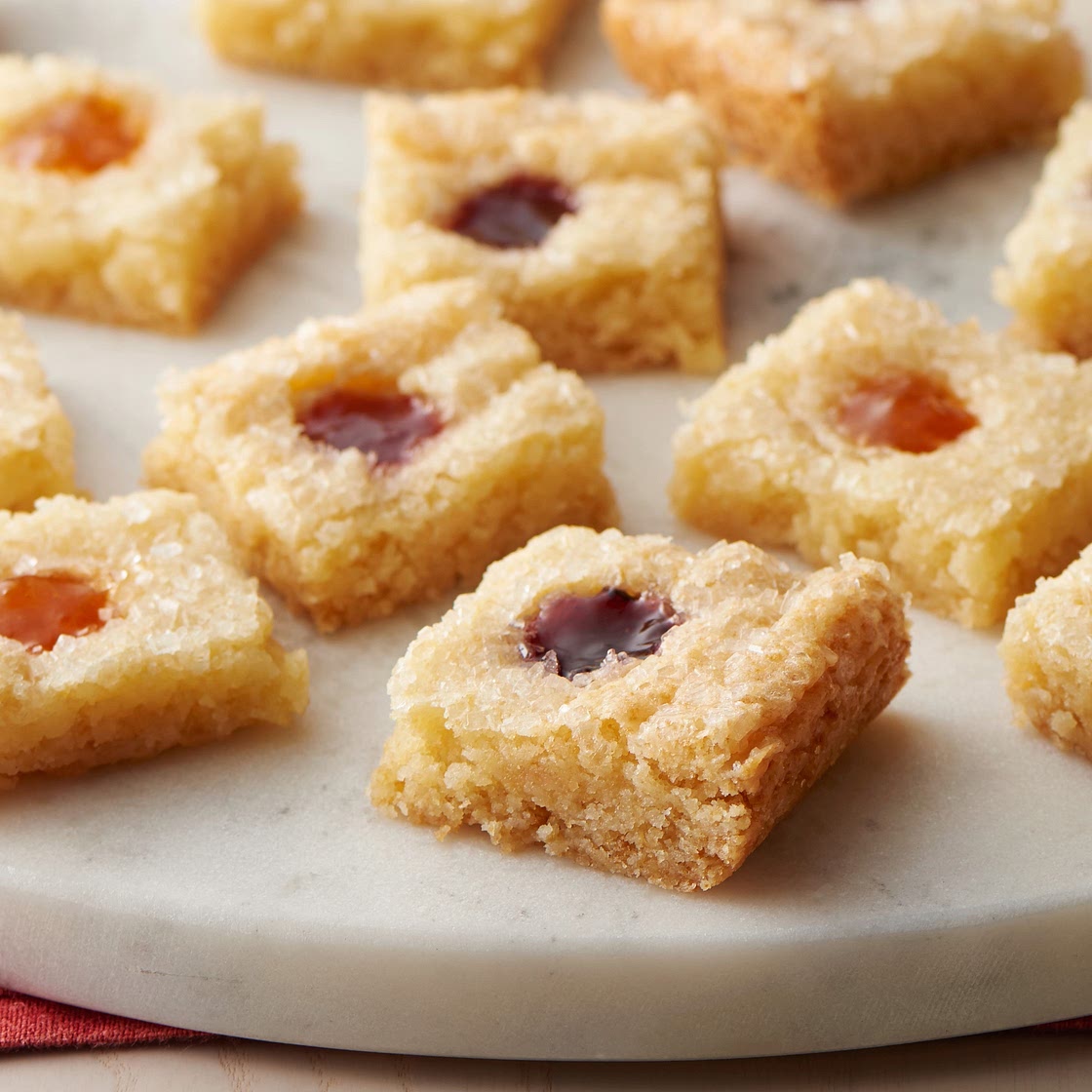 Thumbprint Cookie Bars