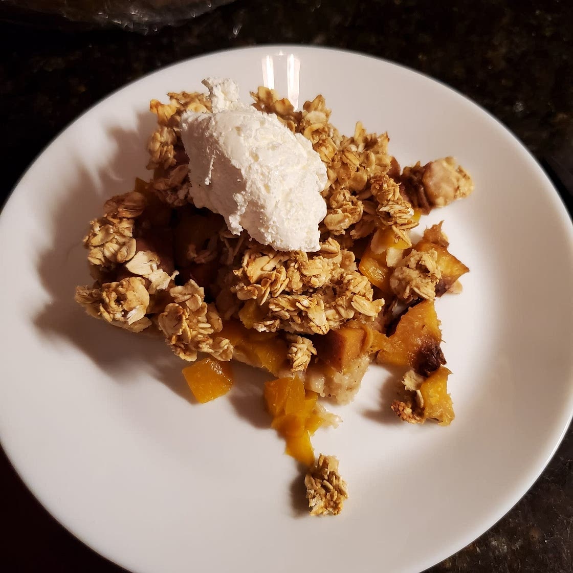 Vegan Peach Crisp