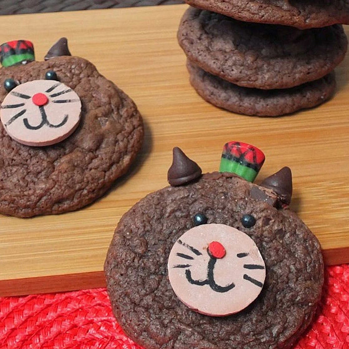 Kwanzaa Cat Cookies