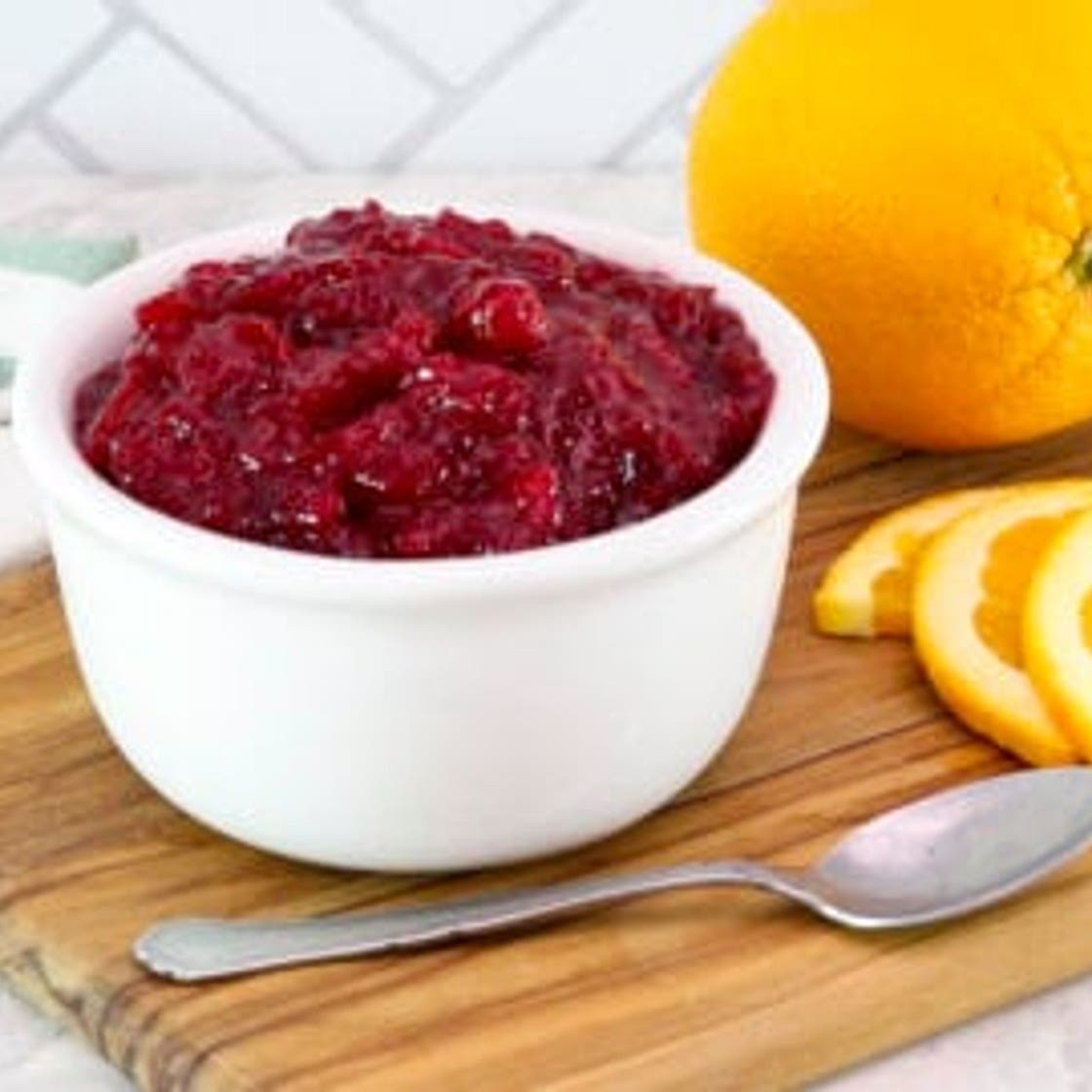 Boozy Orange Cranberry Sauce