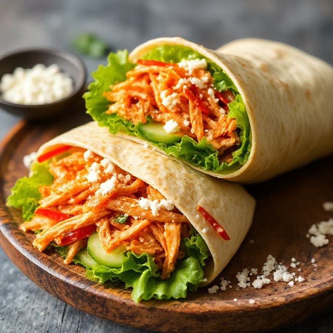 Harissa Chicken Wraps