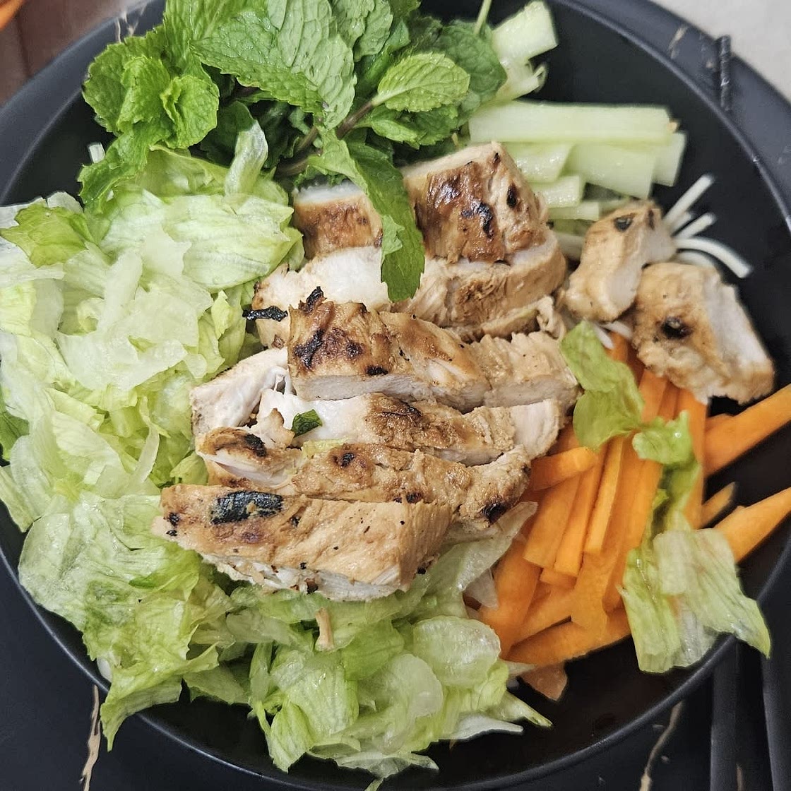 Vietnamese Noodles with Lemongrass Chicken