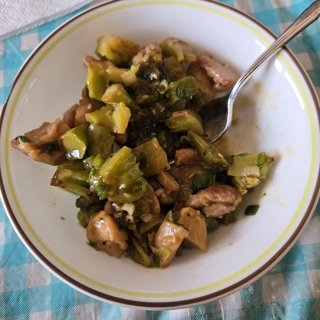 Honey Sesame Chicken and Broccoli