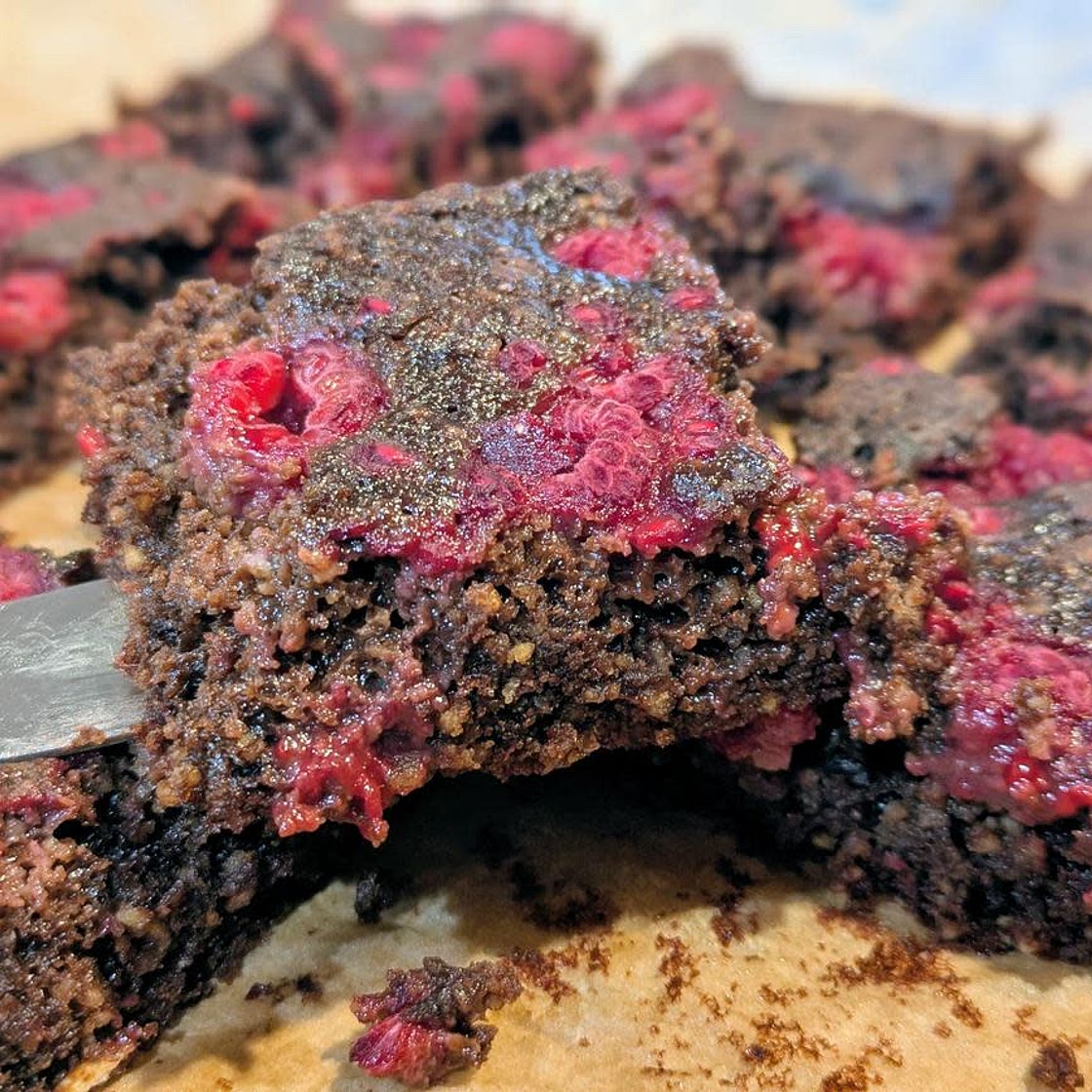 Chocolate Raspberry Brownies