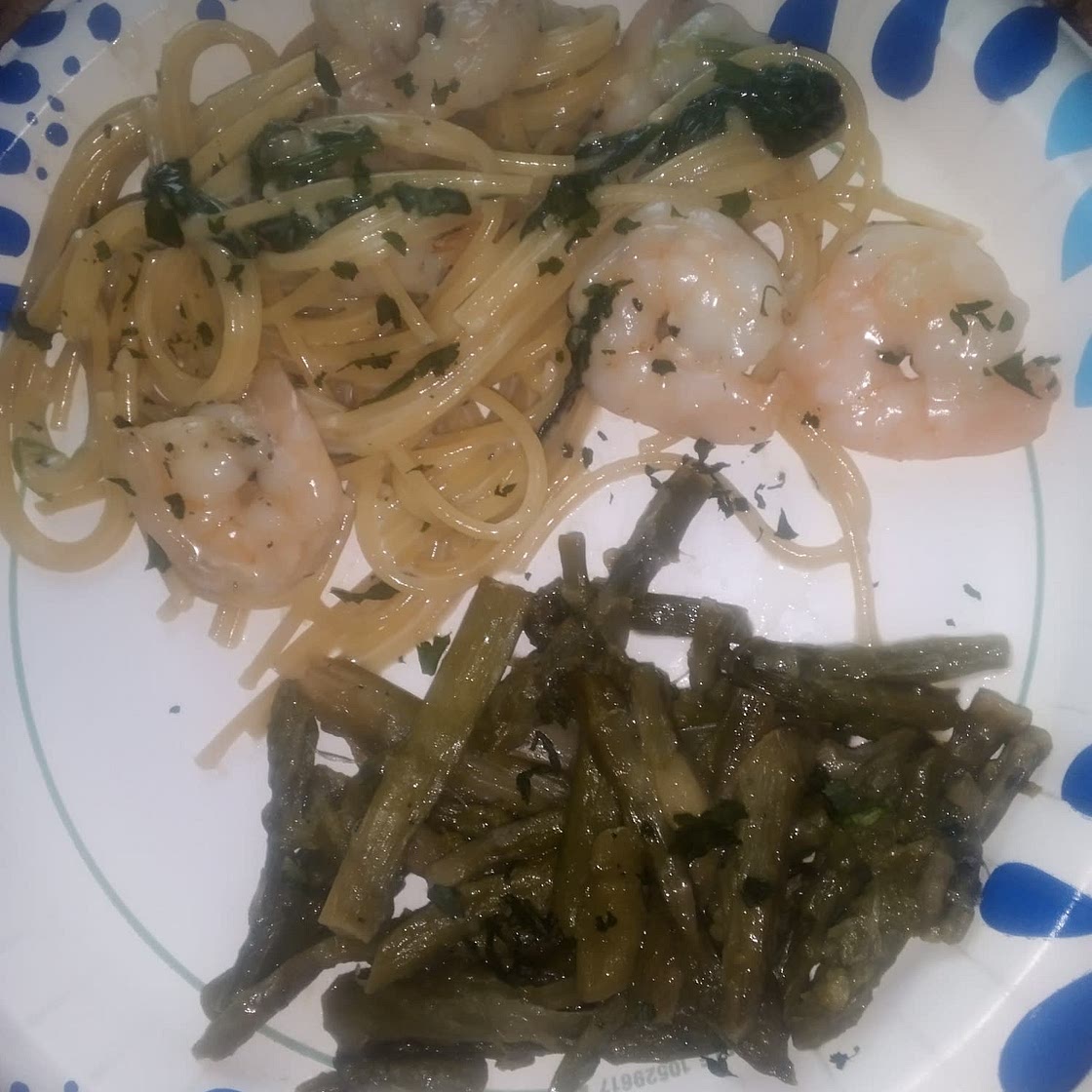 Creamy Parmesan and Spinach Shrimp