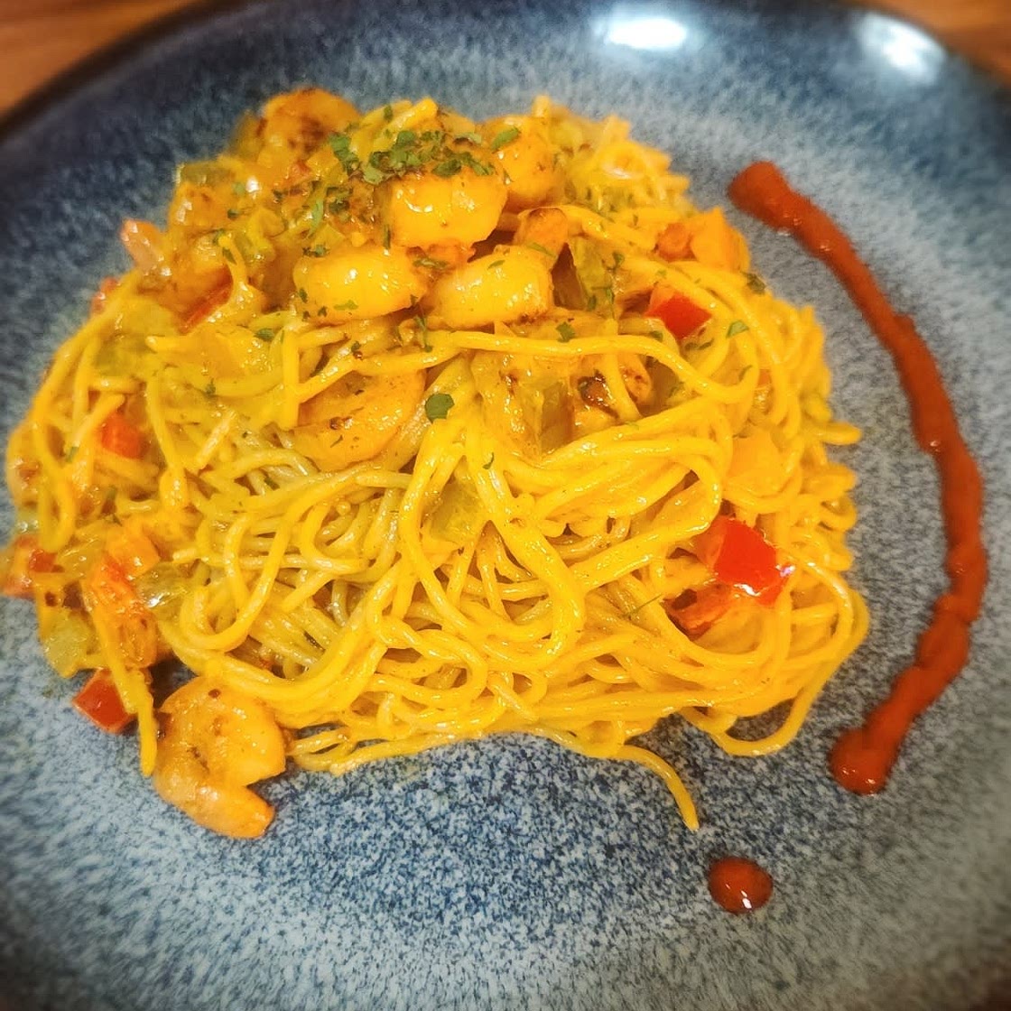 Bang Bang Shrimp Pasta