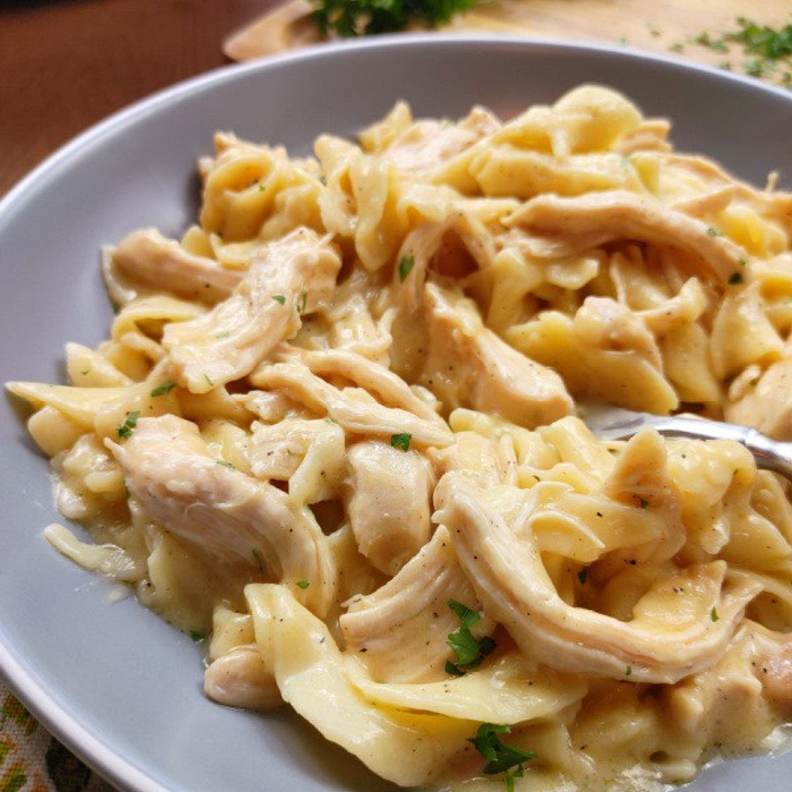 Chicken & Noodles (Stove-Top or Crock Pot)