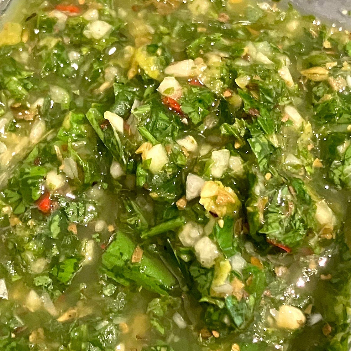 Oil Free Chimichurri