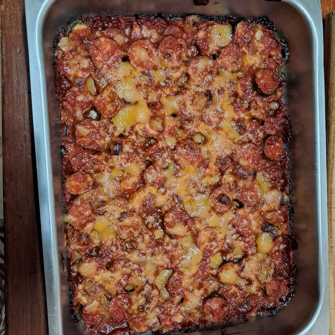 Mini pizza bites - low calorie, low carb 