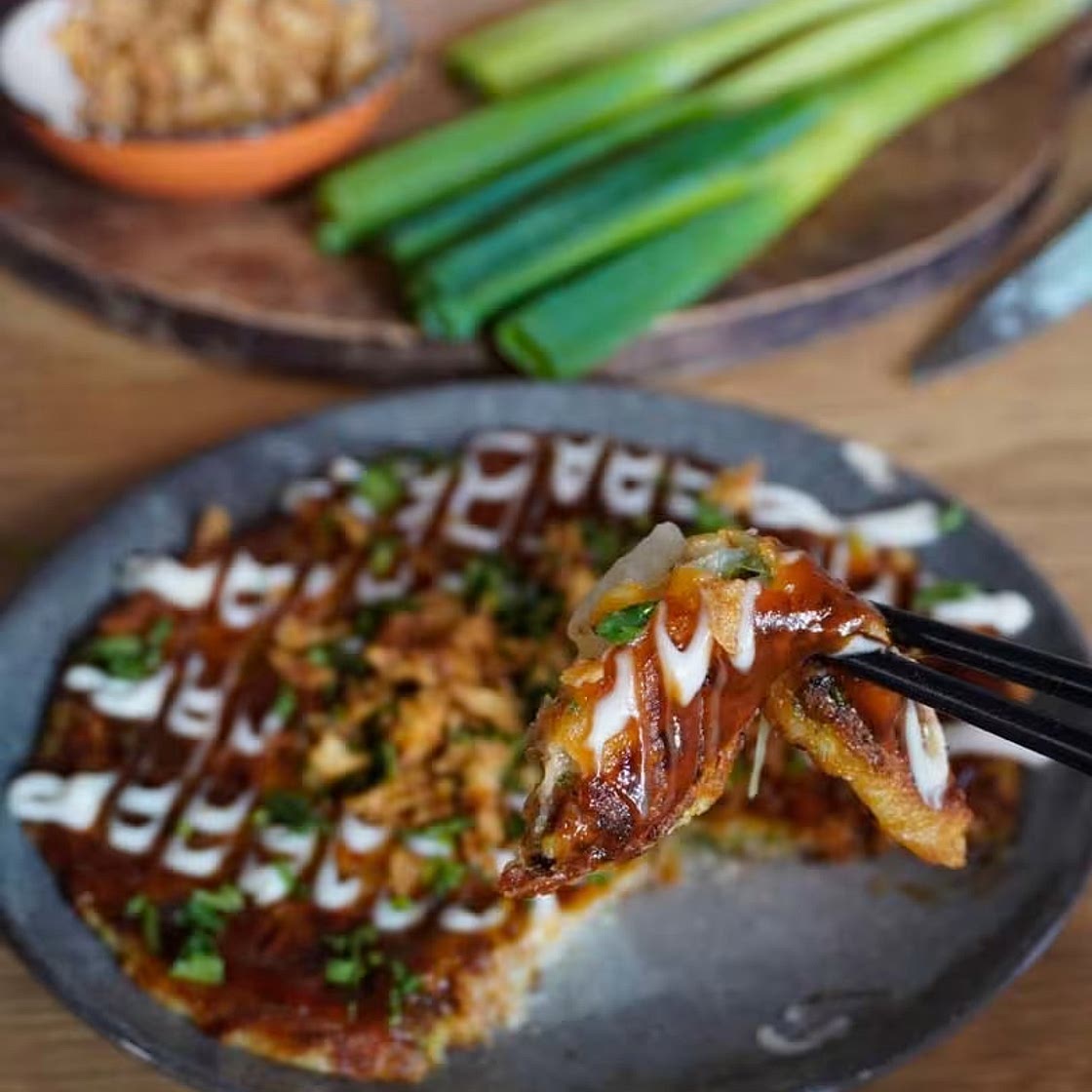 Okonomiyaki – Japanese pancake