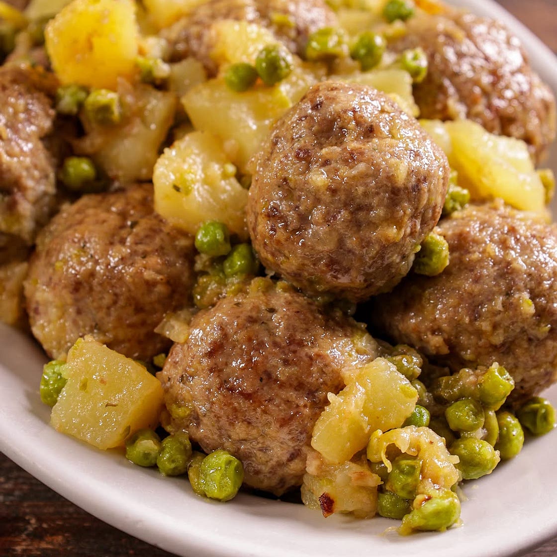 POLPETTE PATATE E PISELLI