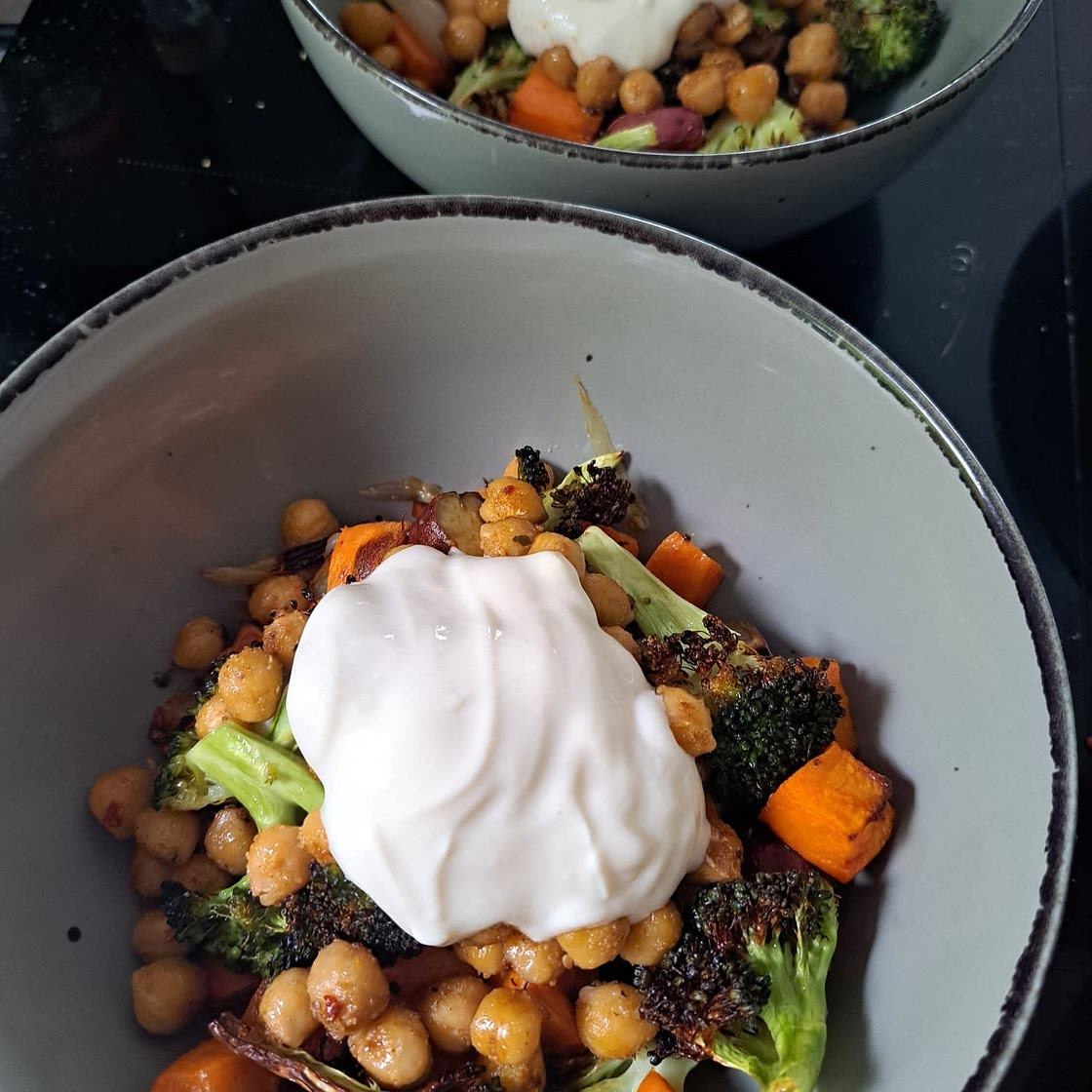Sweet Potato Chickpea Buddha Bowl