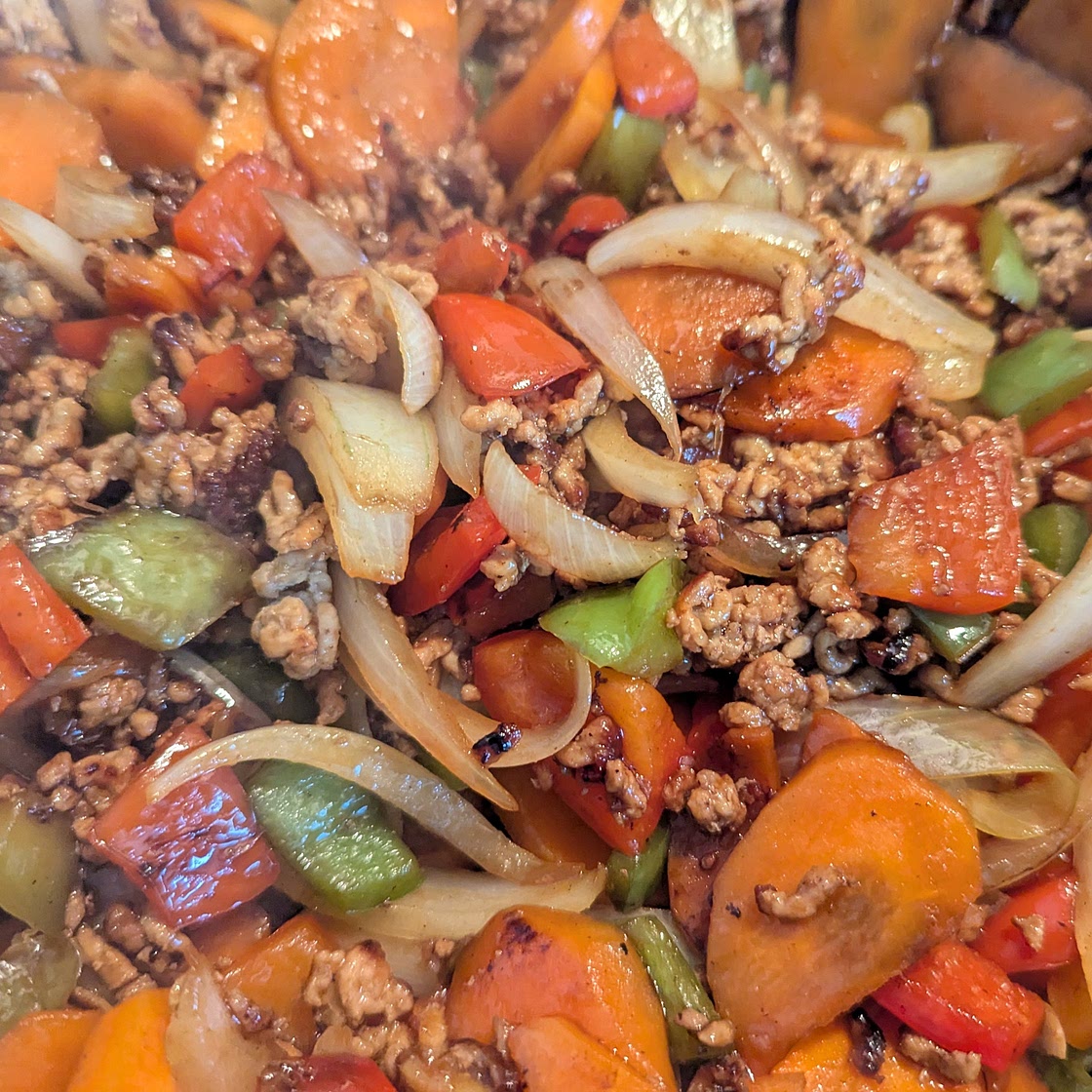 Hoisin Pork Mince with Vegetables