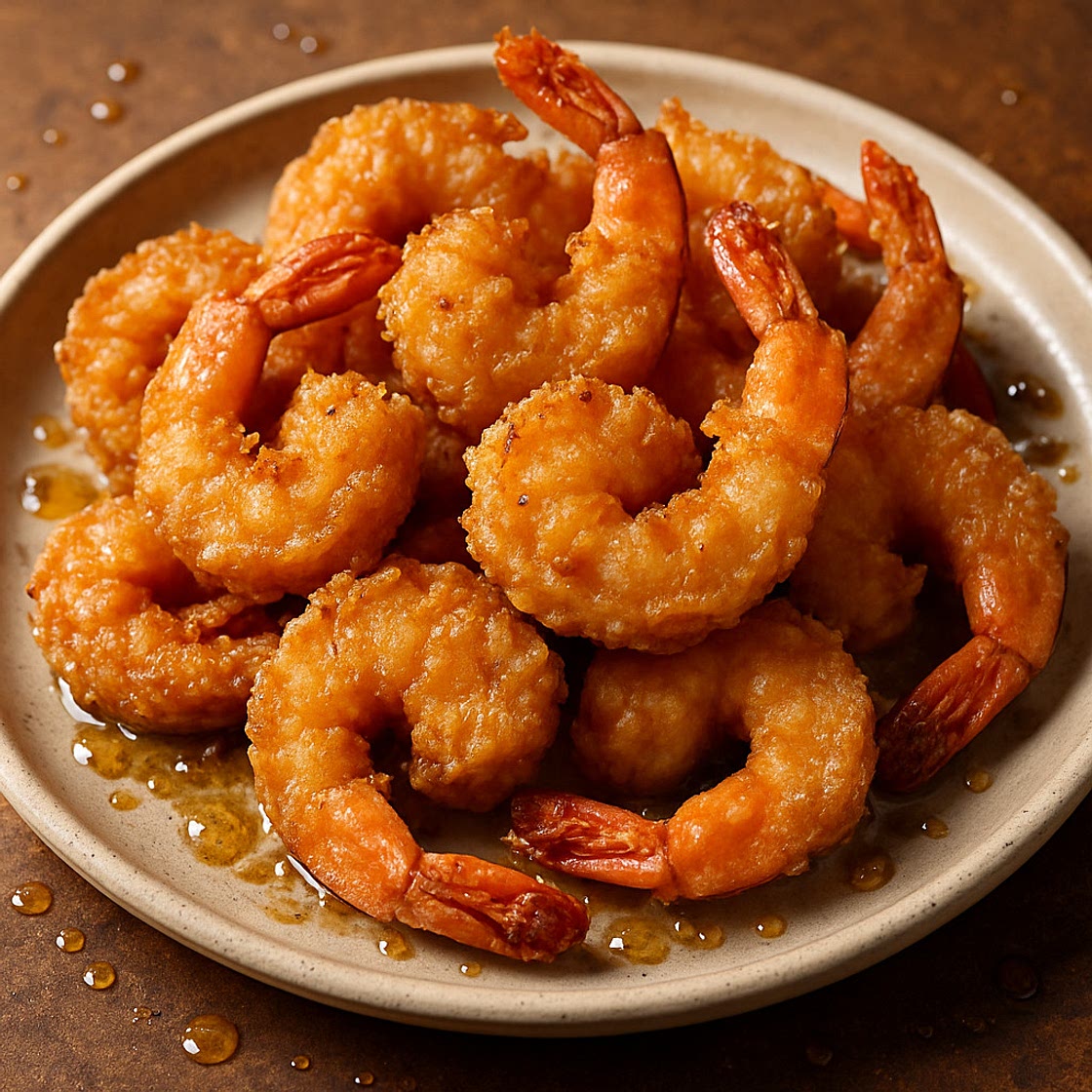 Oil-Crackling Shrimp