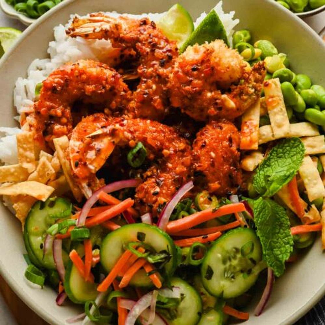 Chili Lime Shrimp Bowls