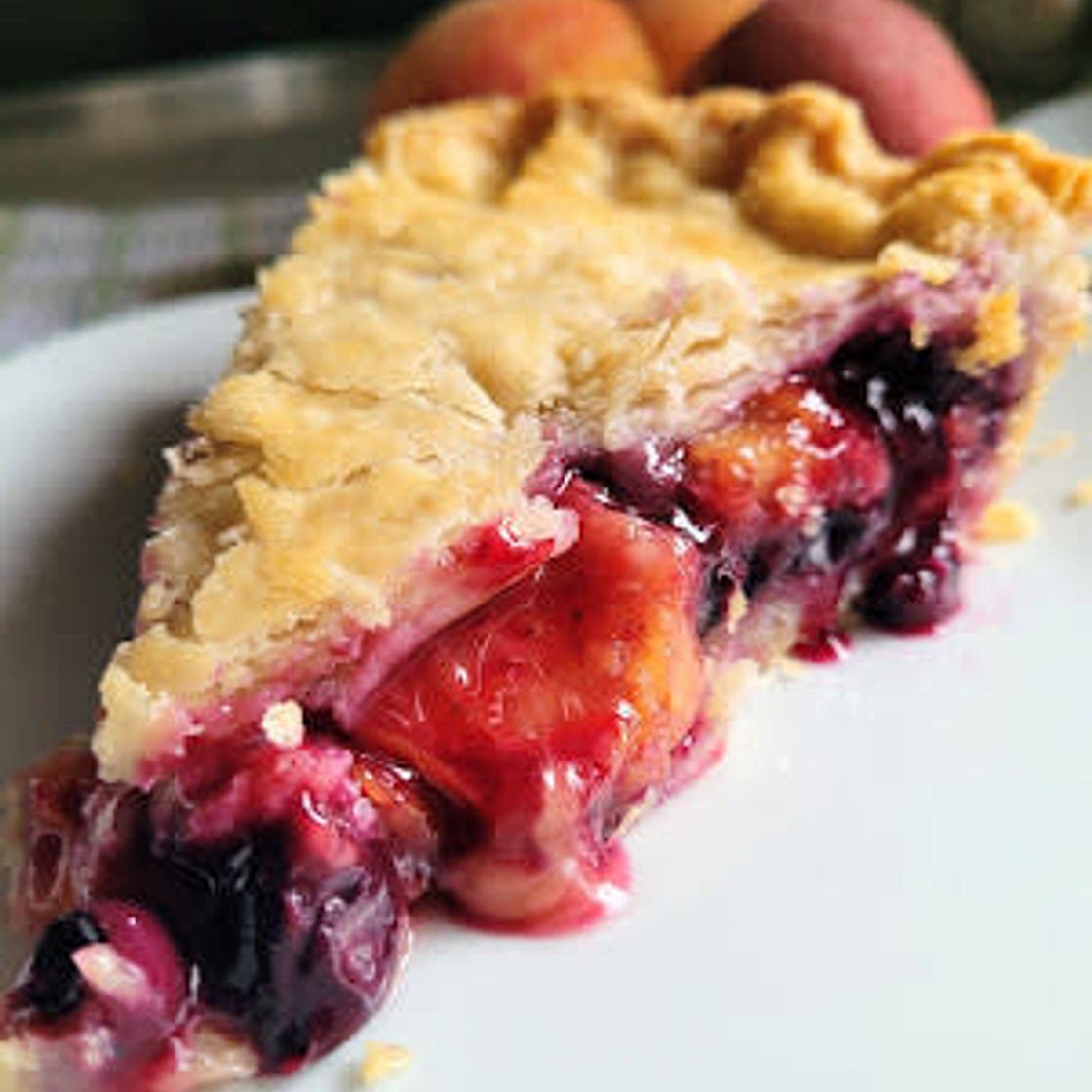 Peach Blueberry Pie