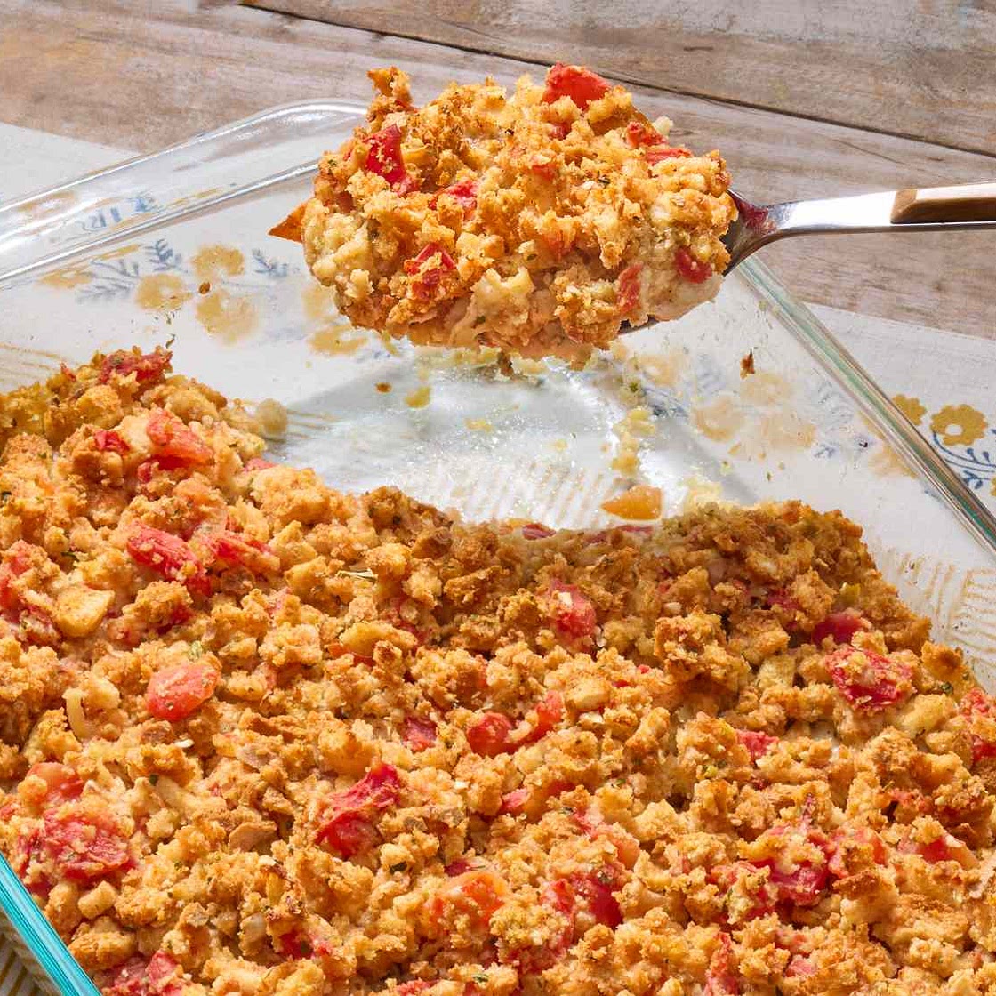 Quick Bruschetta Chicken Bake