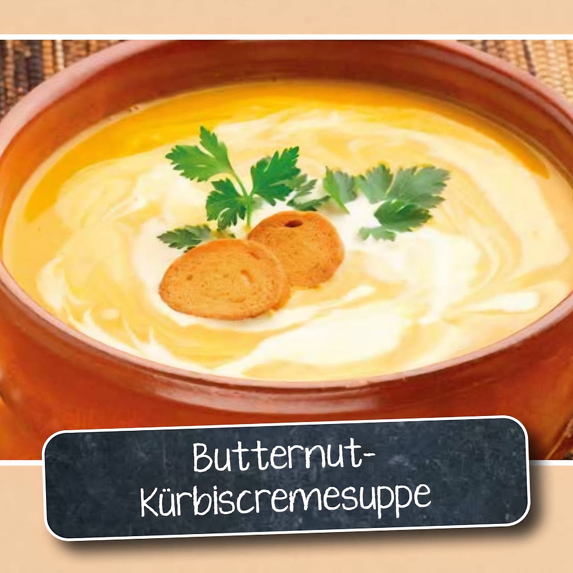 Butternut Squash Cream Soup