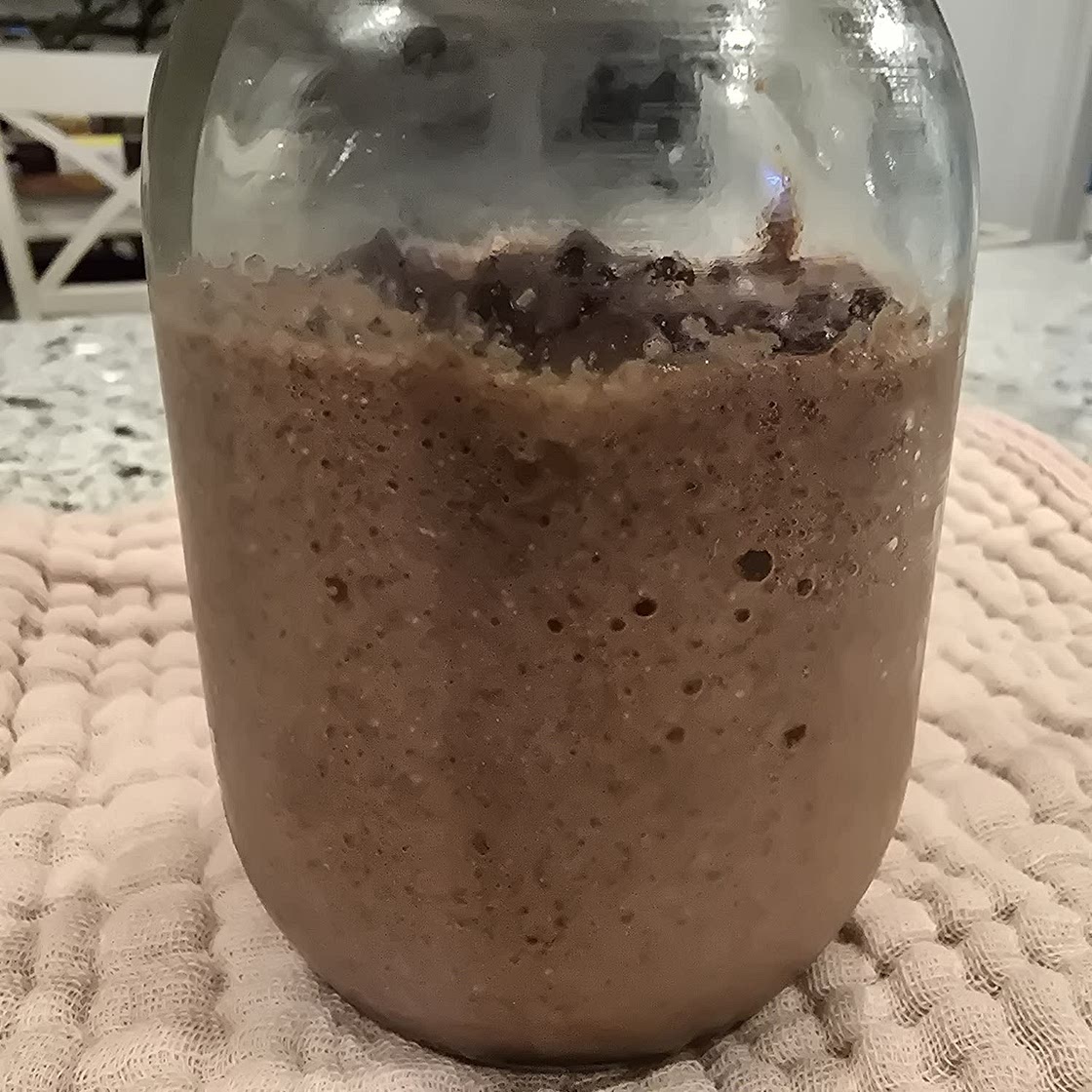High protein cherry chia pudding