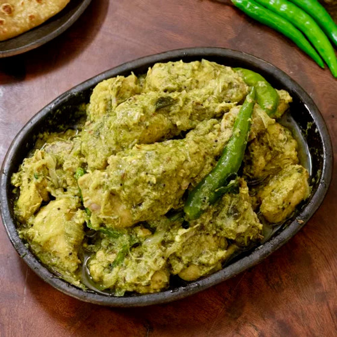 Andhra Green Chilli Chicken