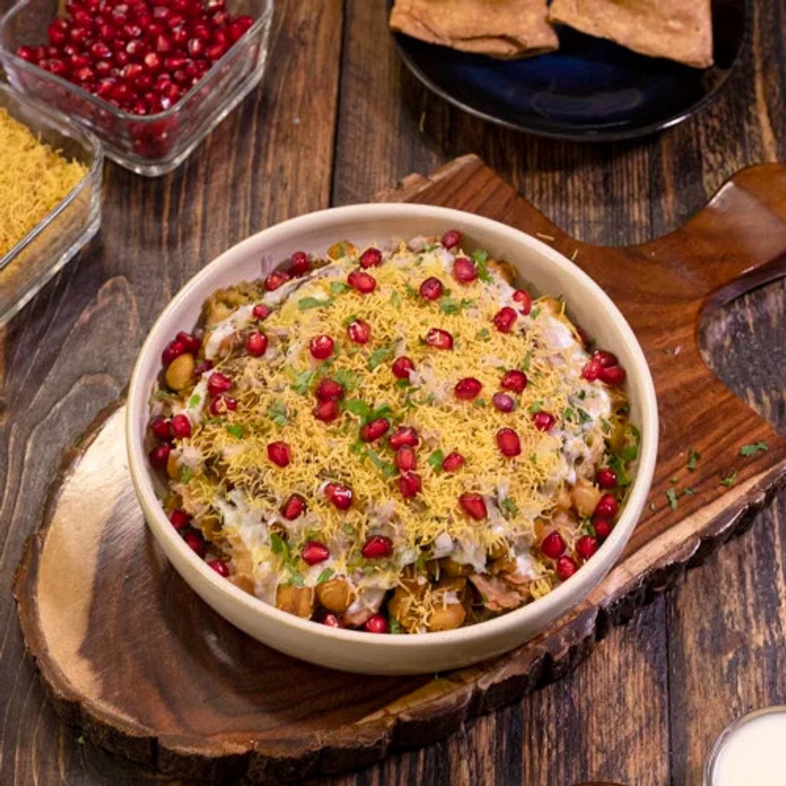 Chana Samosa Chaat