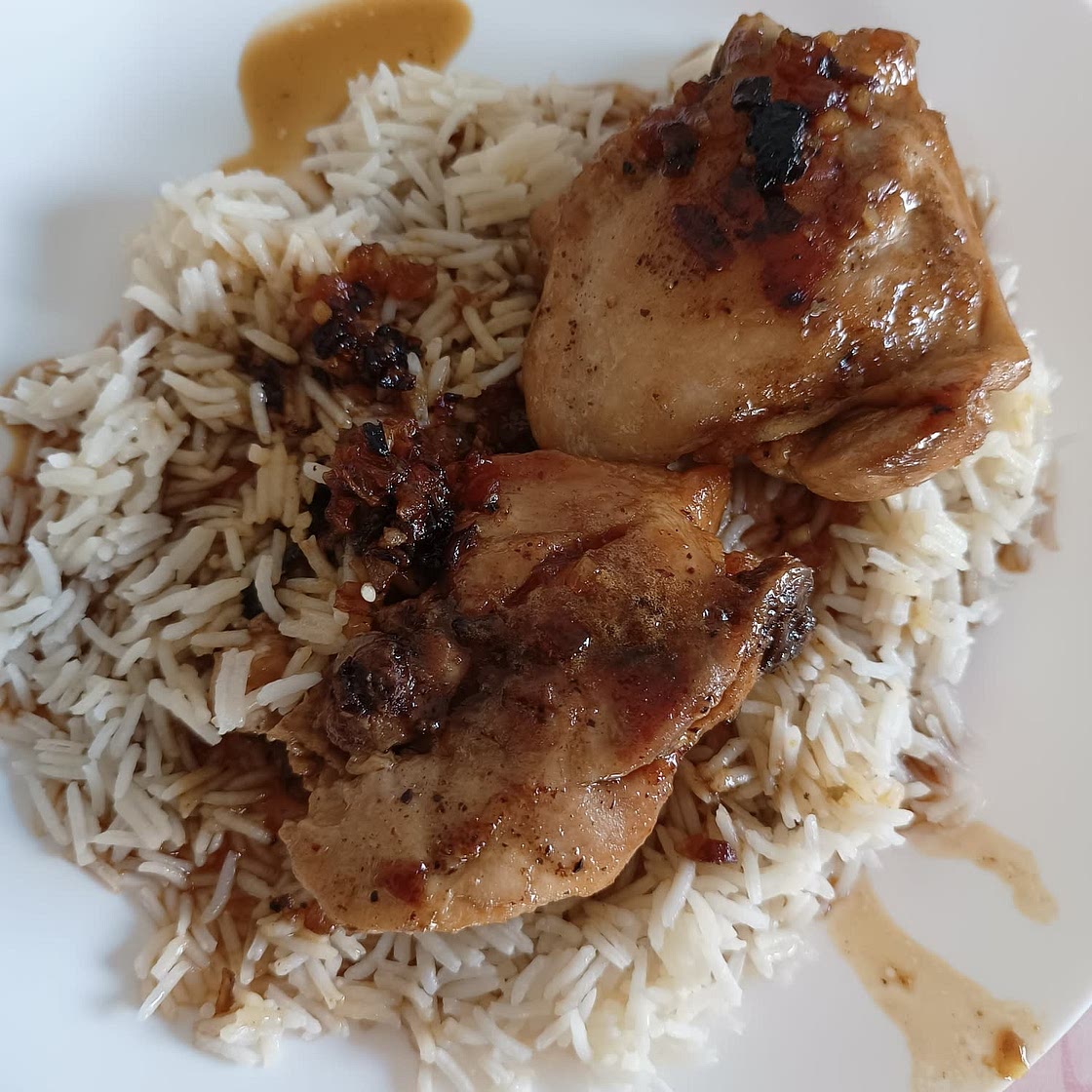 Honey Garlic Chicken Thighs