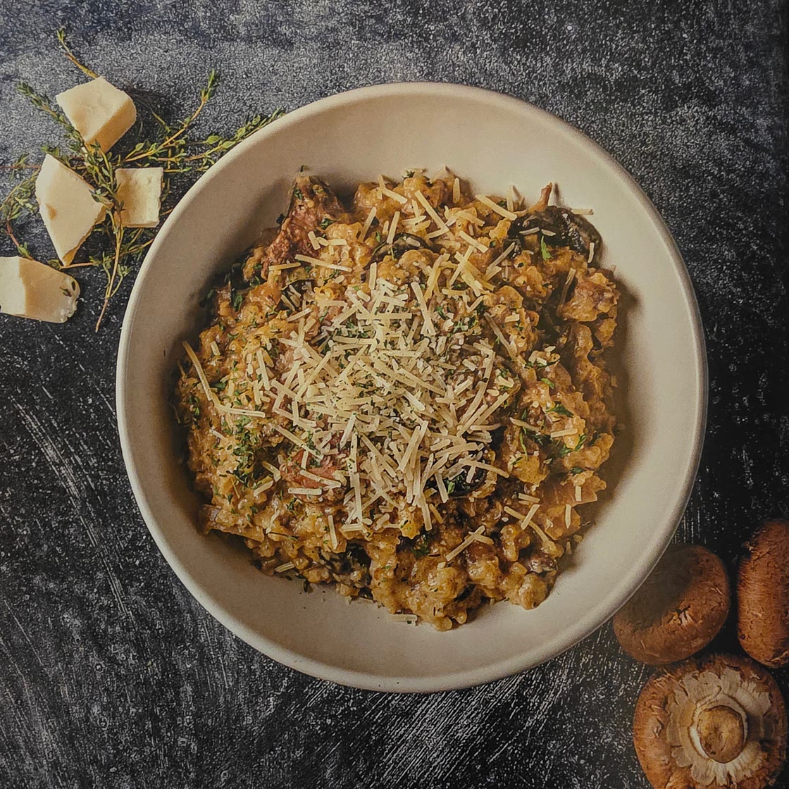 Beef and Mushroom Risotto