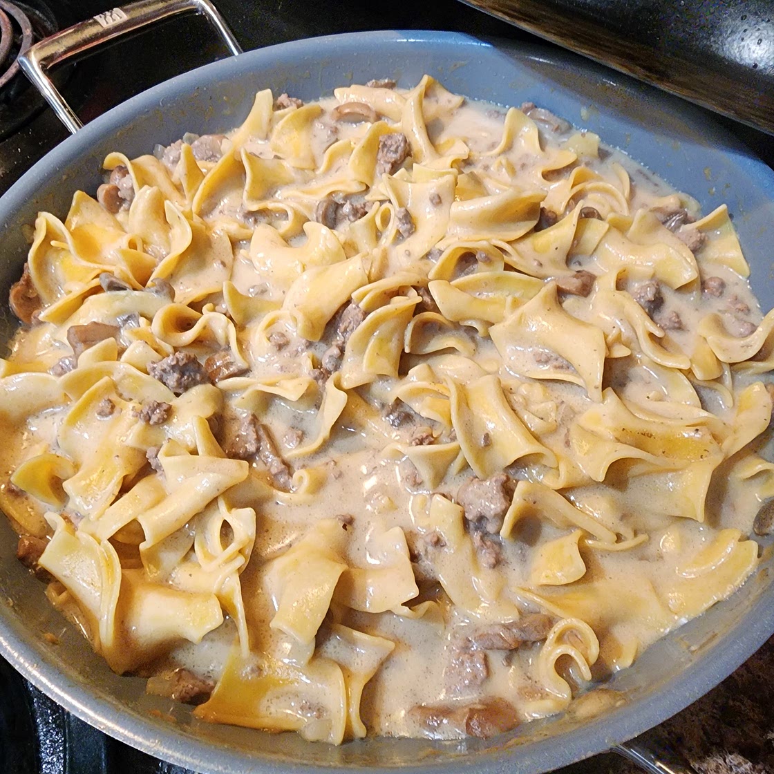 Ground Beef Stroganoff (Hamburger Stroganoff)