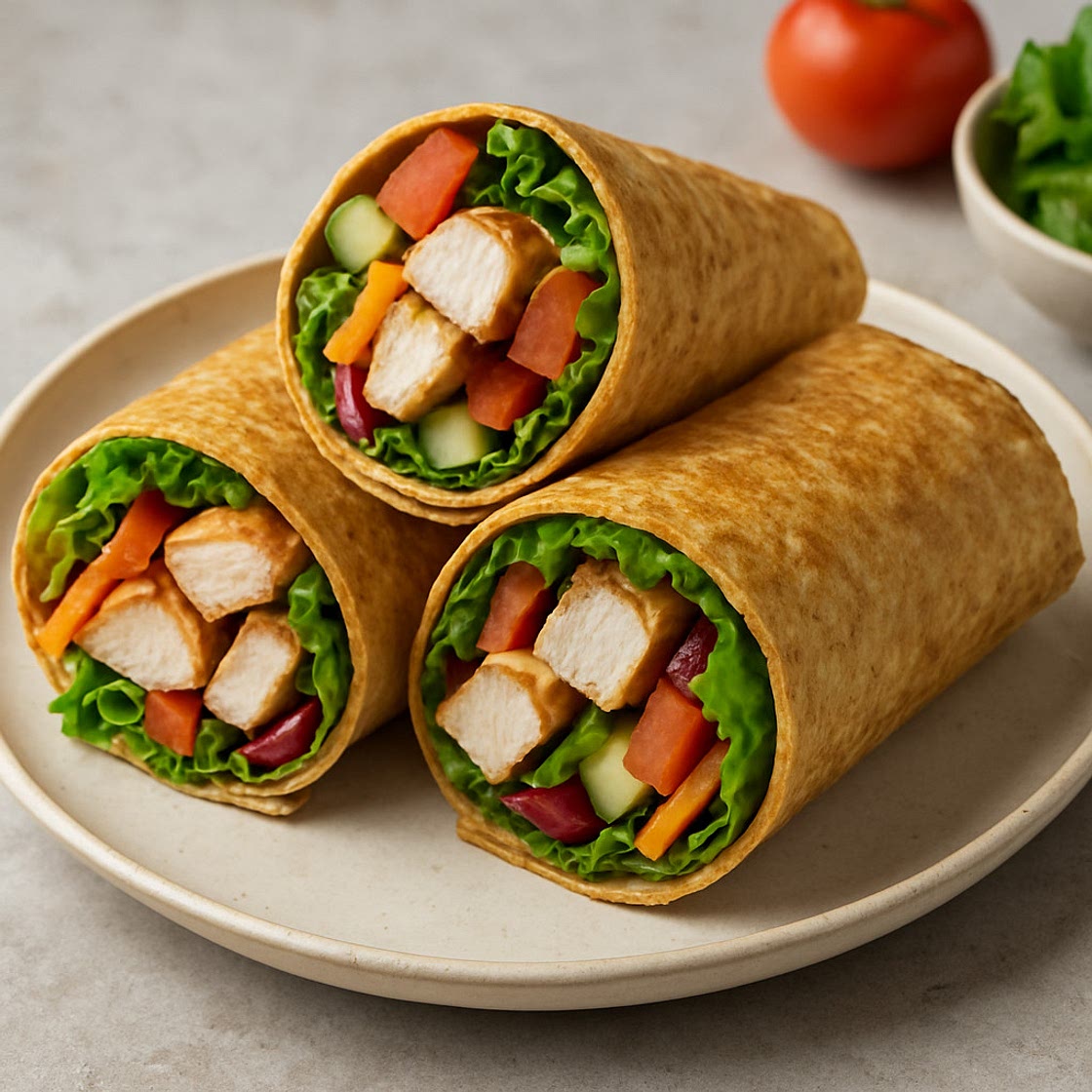 Sasha Huber Protein Wraps - Meal Prep