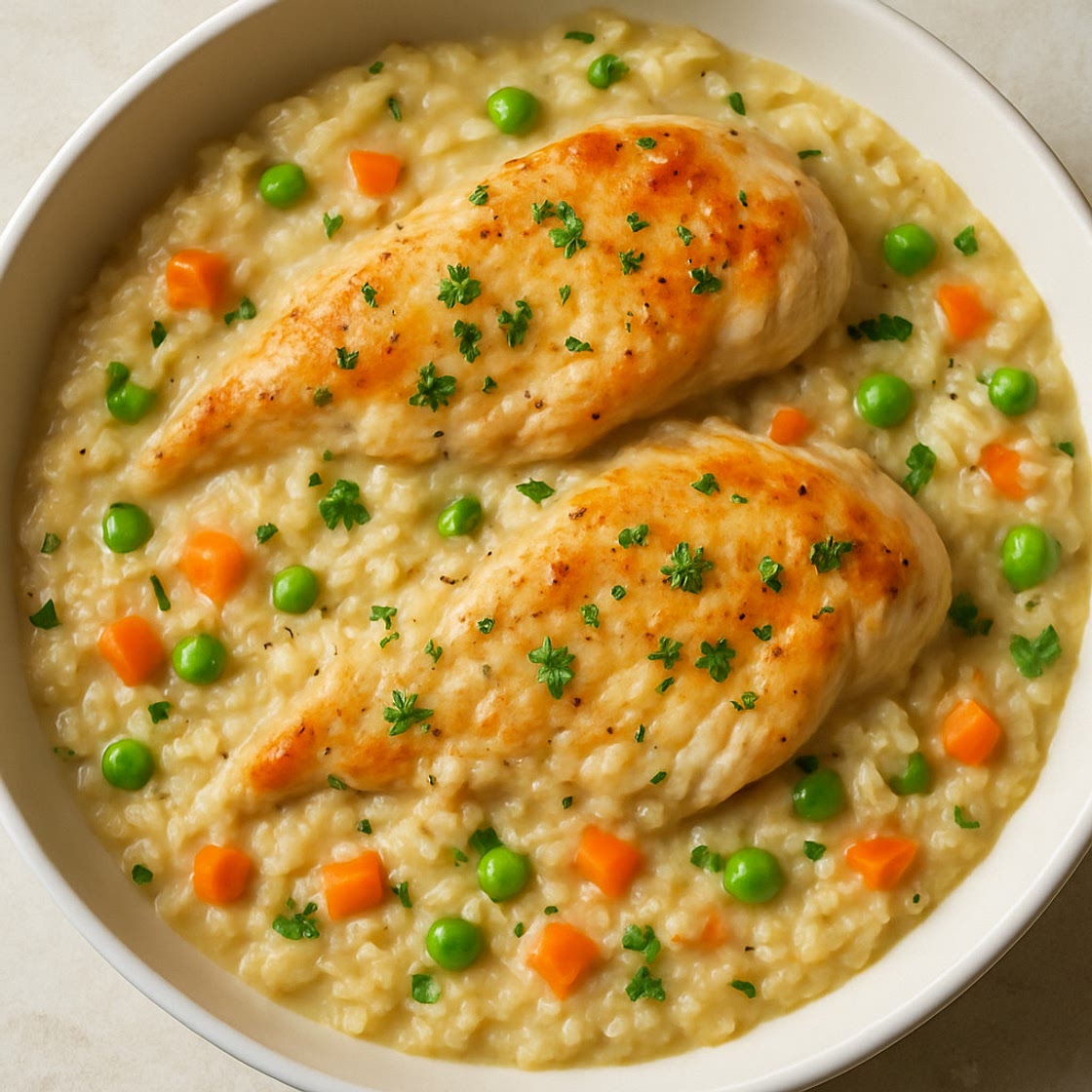 Creamy Chicken and Rice