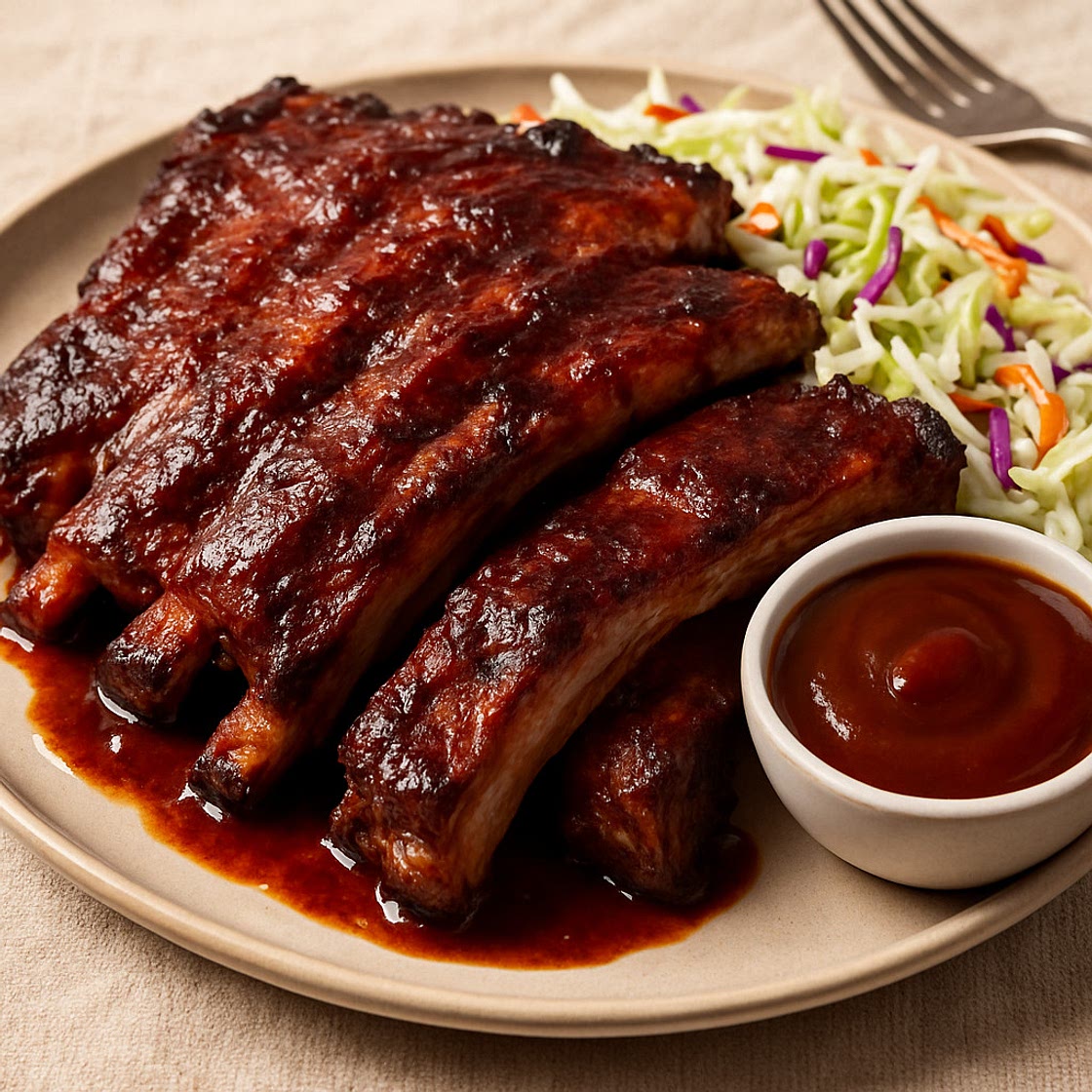 Slow Cooker BBQ Ribs