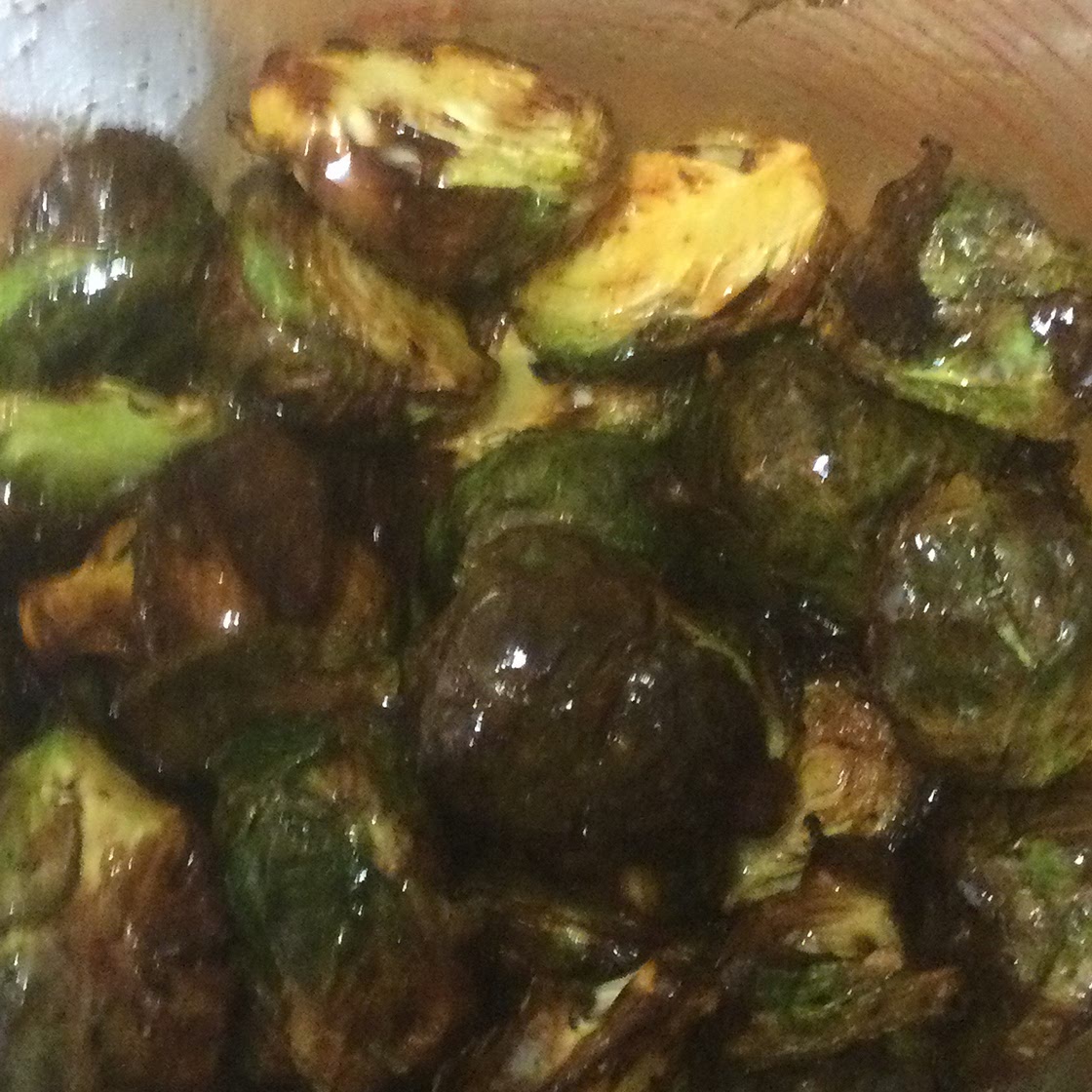 Air Fryer Honey Sriracha Brussels Sprouts