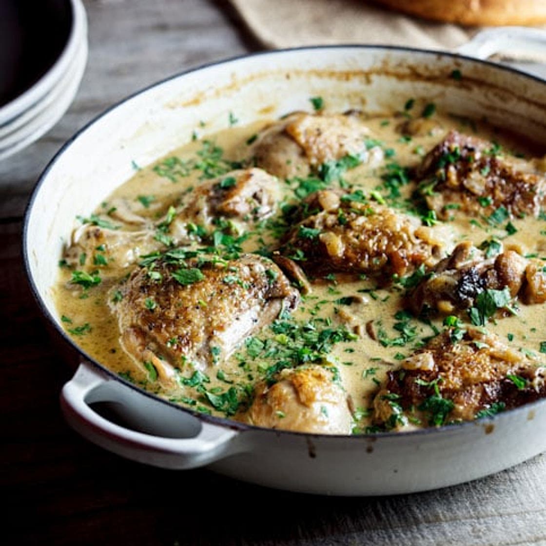 Nigel Slater's Coq au Riesling